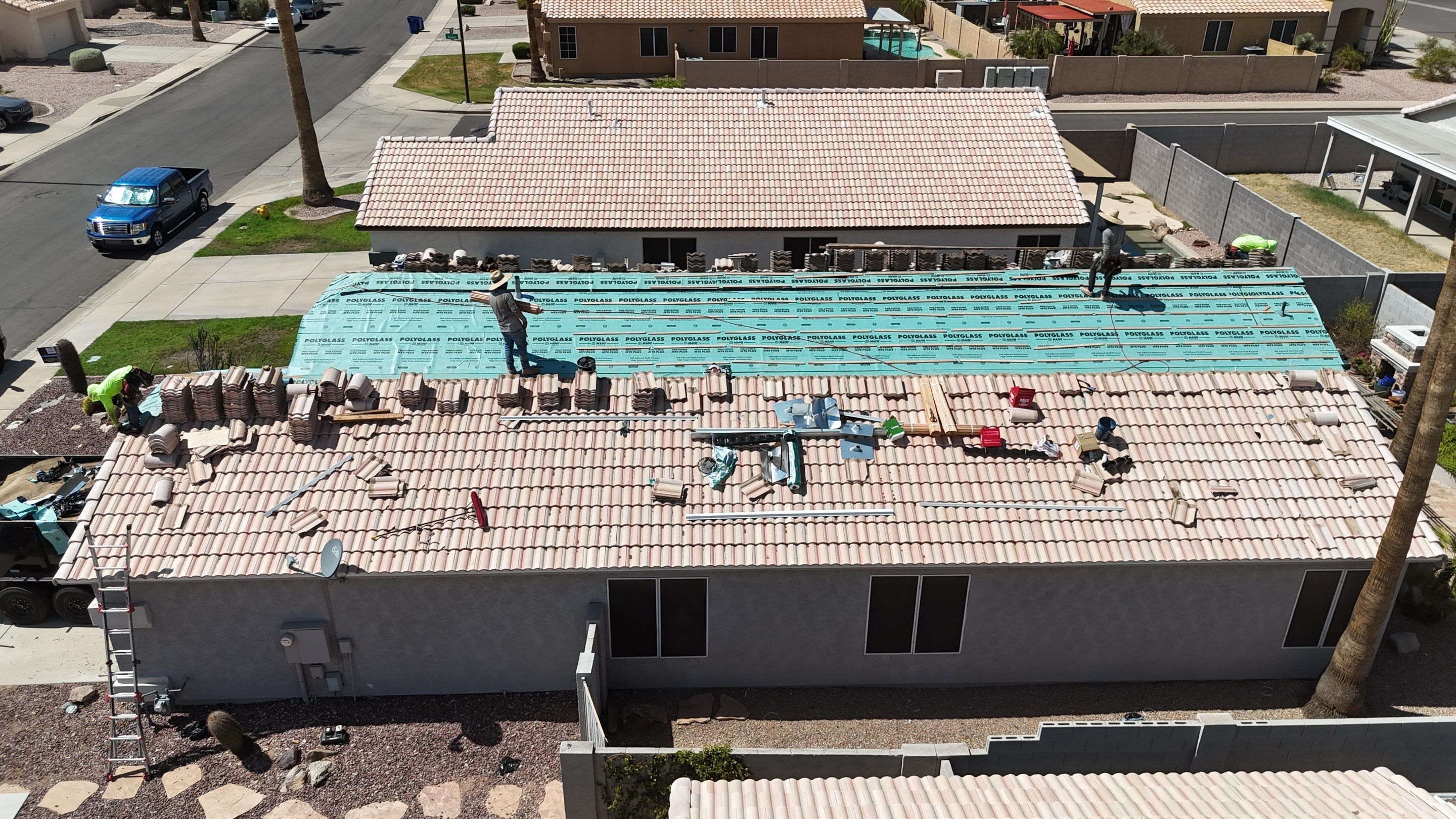 Project in Mesa, AZ by Saint Roofing