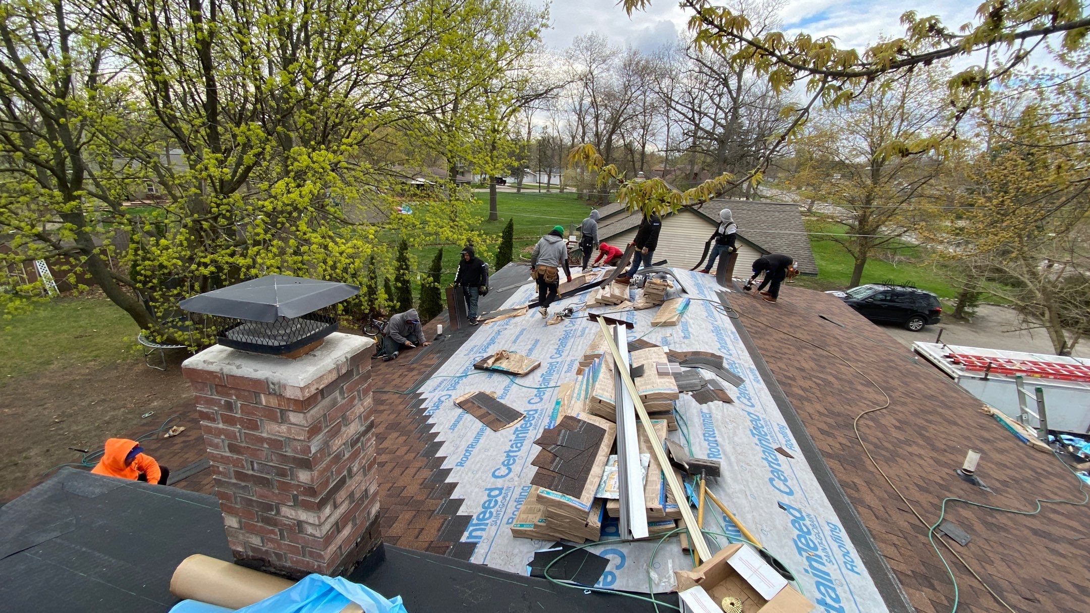 Roof Replacement using CertainTeed Landmark by 180 Contractors