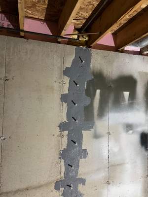 Foundation Crack Injection/Ball and Check Quiet Check Valve Replacement