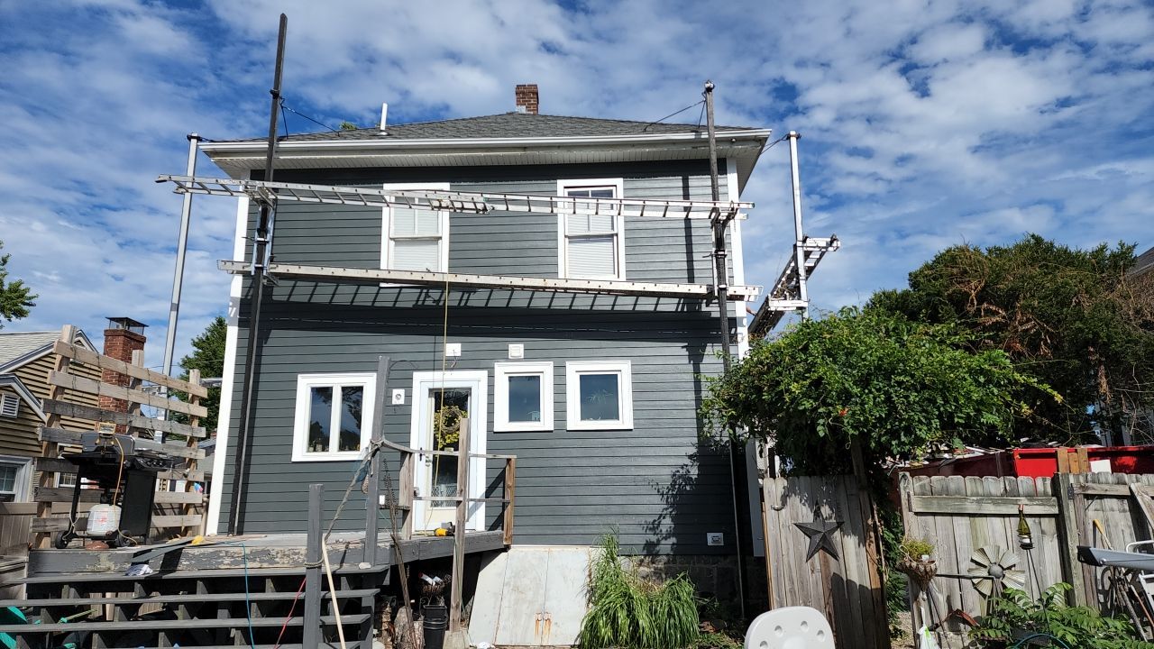 Siding Installation using James Hardie by UBrothers Construction