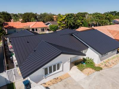 Metal Roof - Galvalume - Matte Black