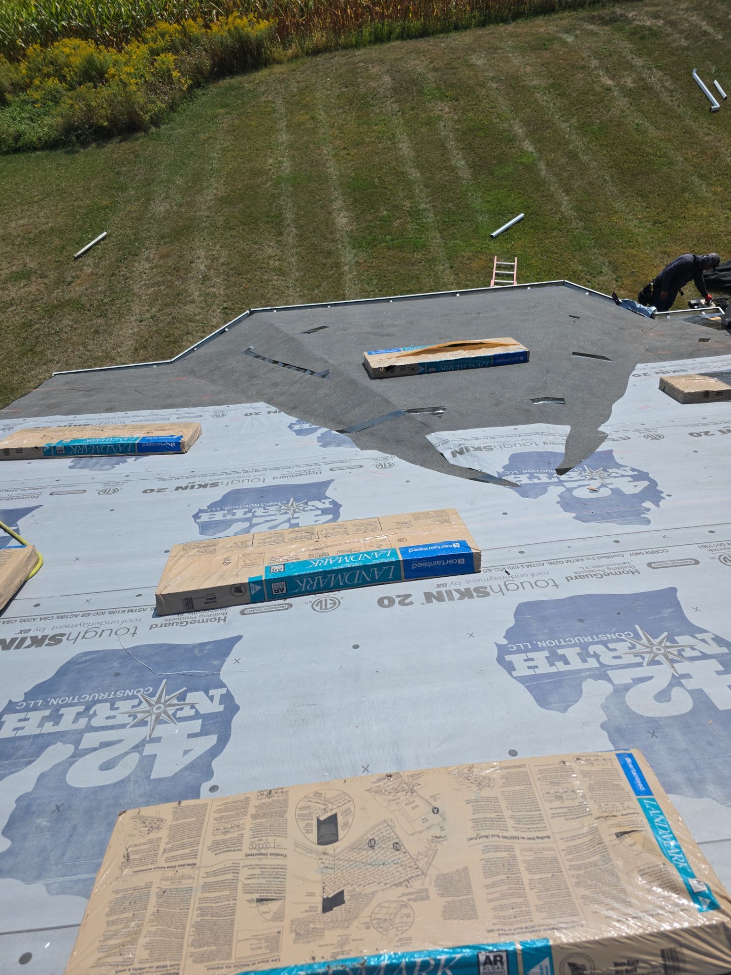 Storm Damage Repaired! by 42 North Construction, LLC.