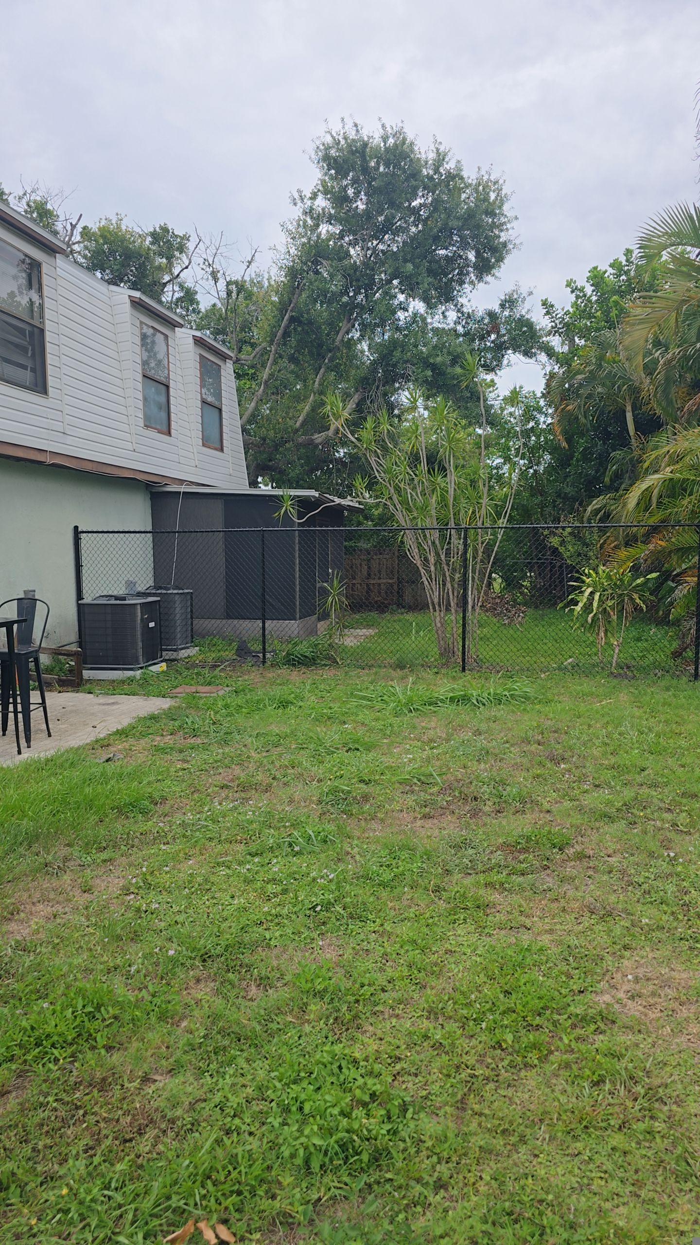 Black Vinyl Chain Link Fence Installation in Bradenton by True Fence LLC