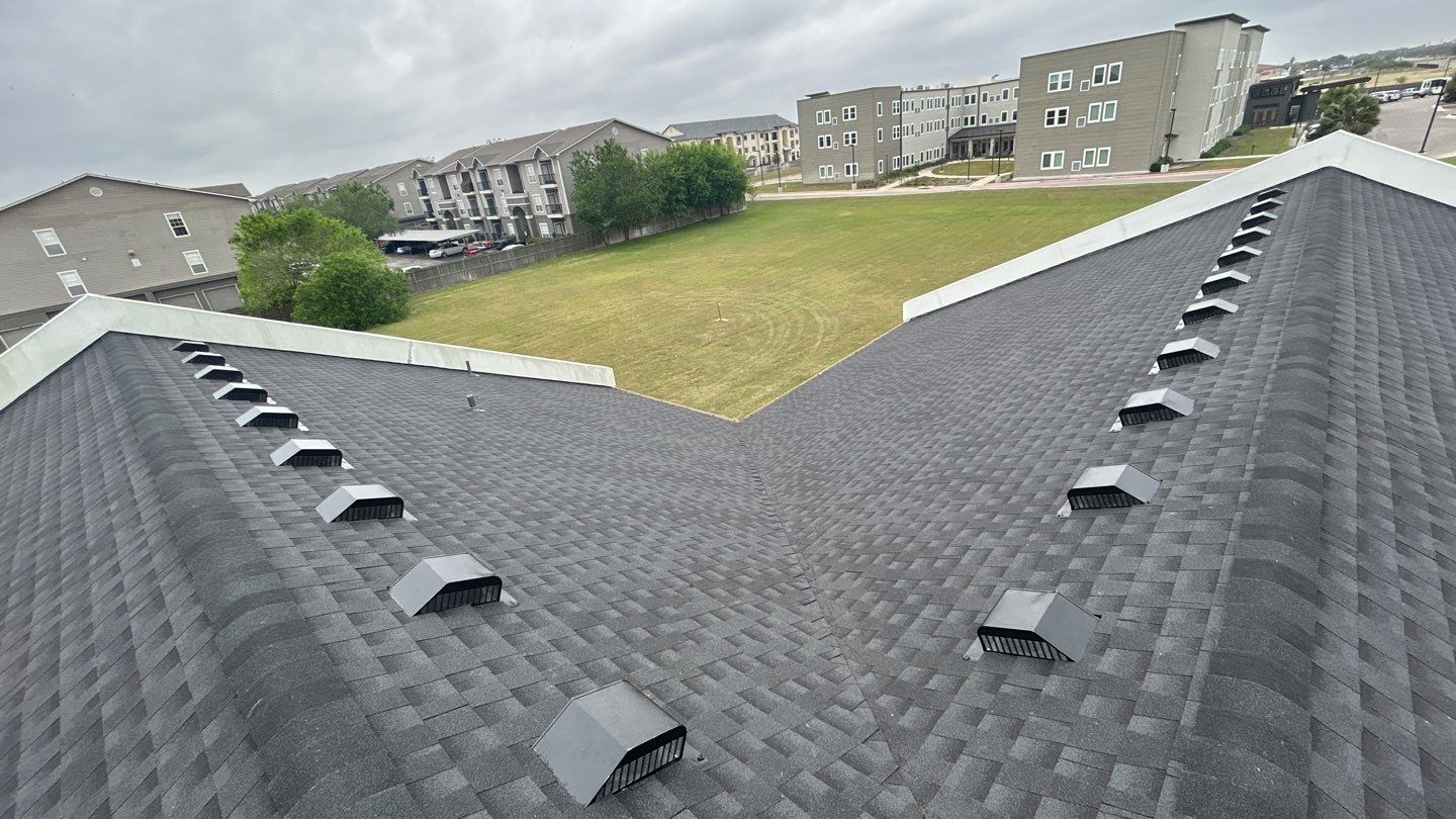 Commercial Roofing Installation using GAF Timberline HDZ by Lighthouse Roofing