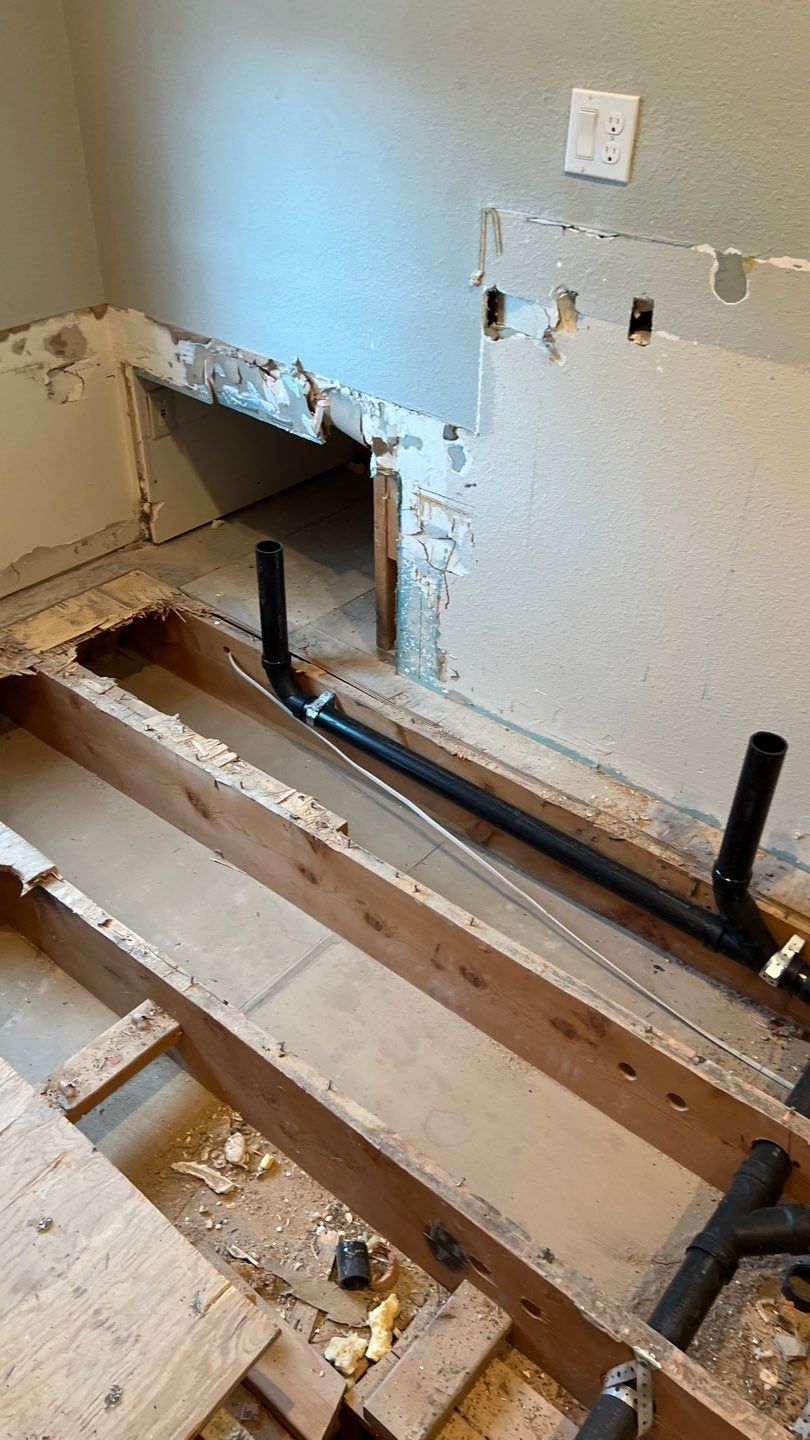 Two Bathroom Remodel  by Plumbing Connect Systems LLC