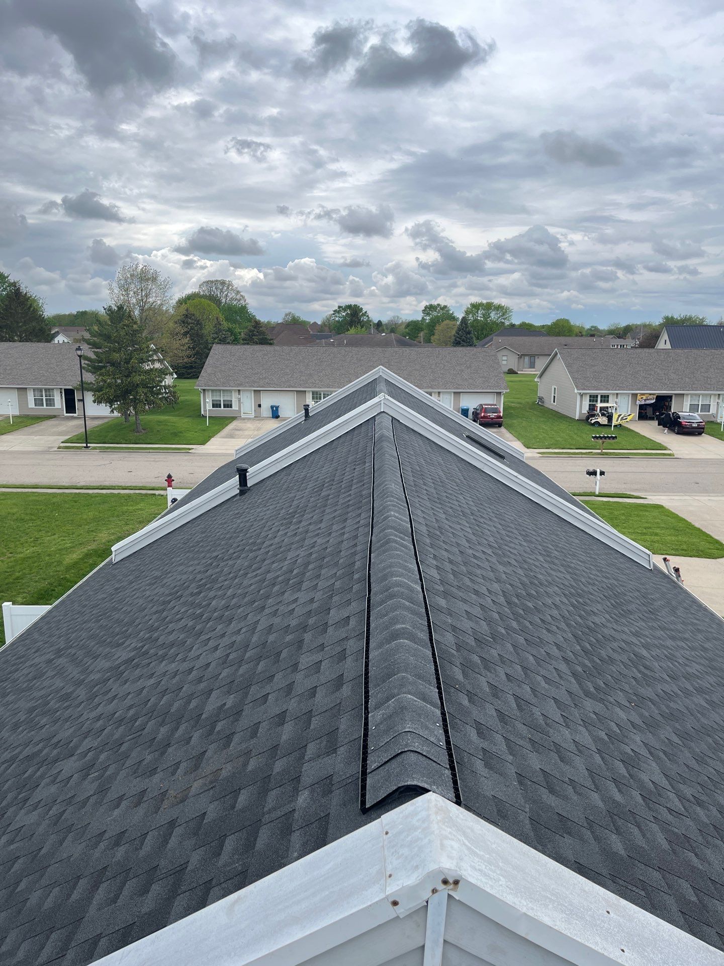 Residential Roofing Installation using GAF Timberline HDZ Charcoal by Nitro Roofing and Construction