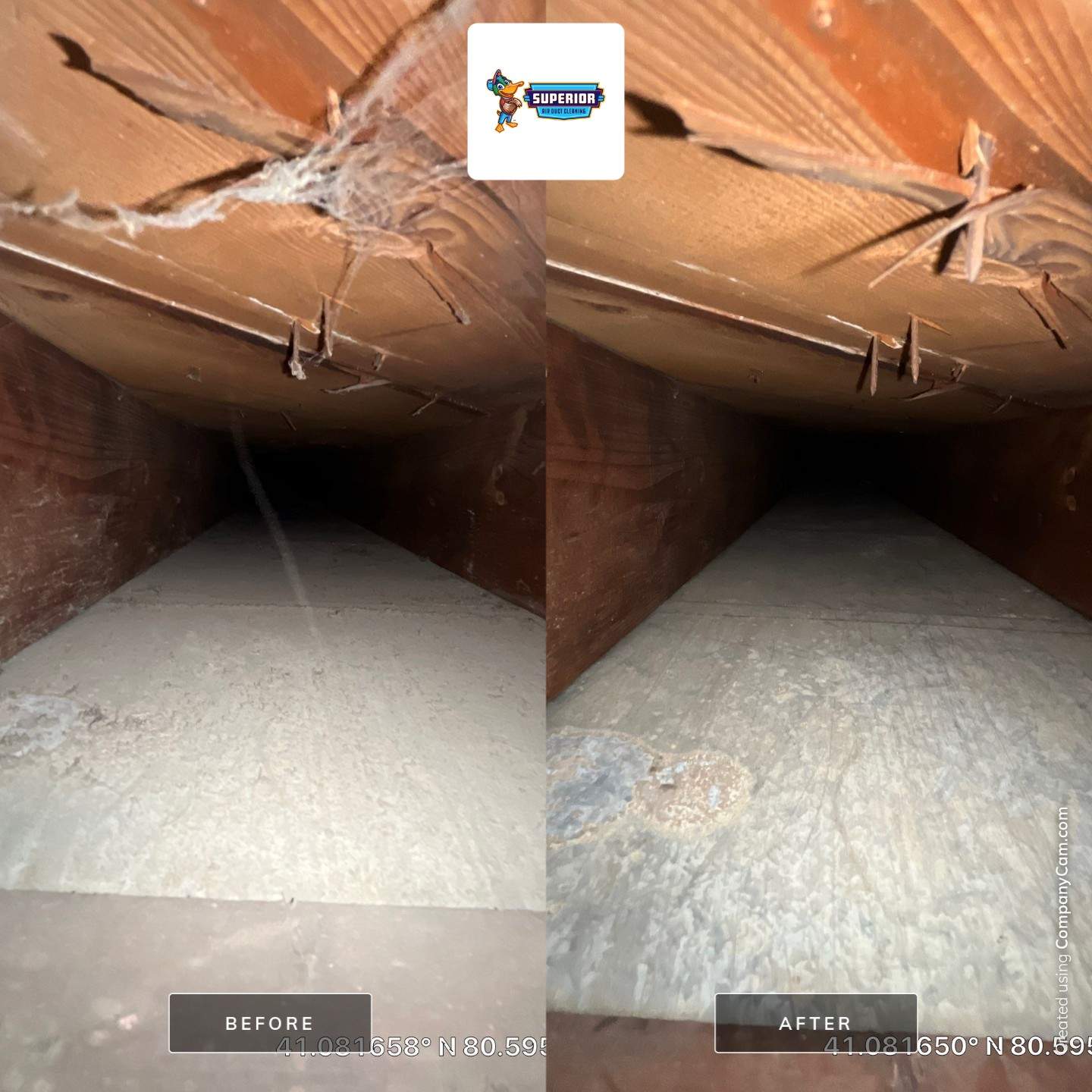 Air Duct Cleaning With a Vacuum Truck in Campbell, OH by Superior Air Duct Cleaning