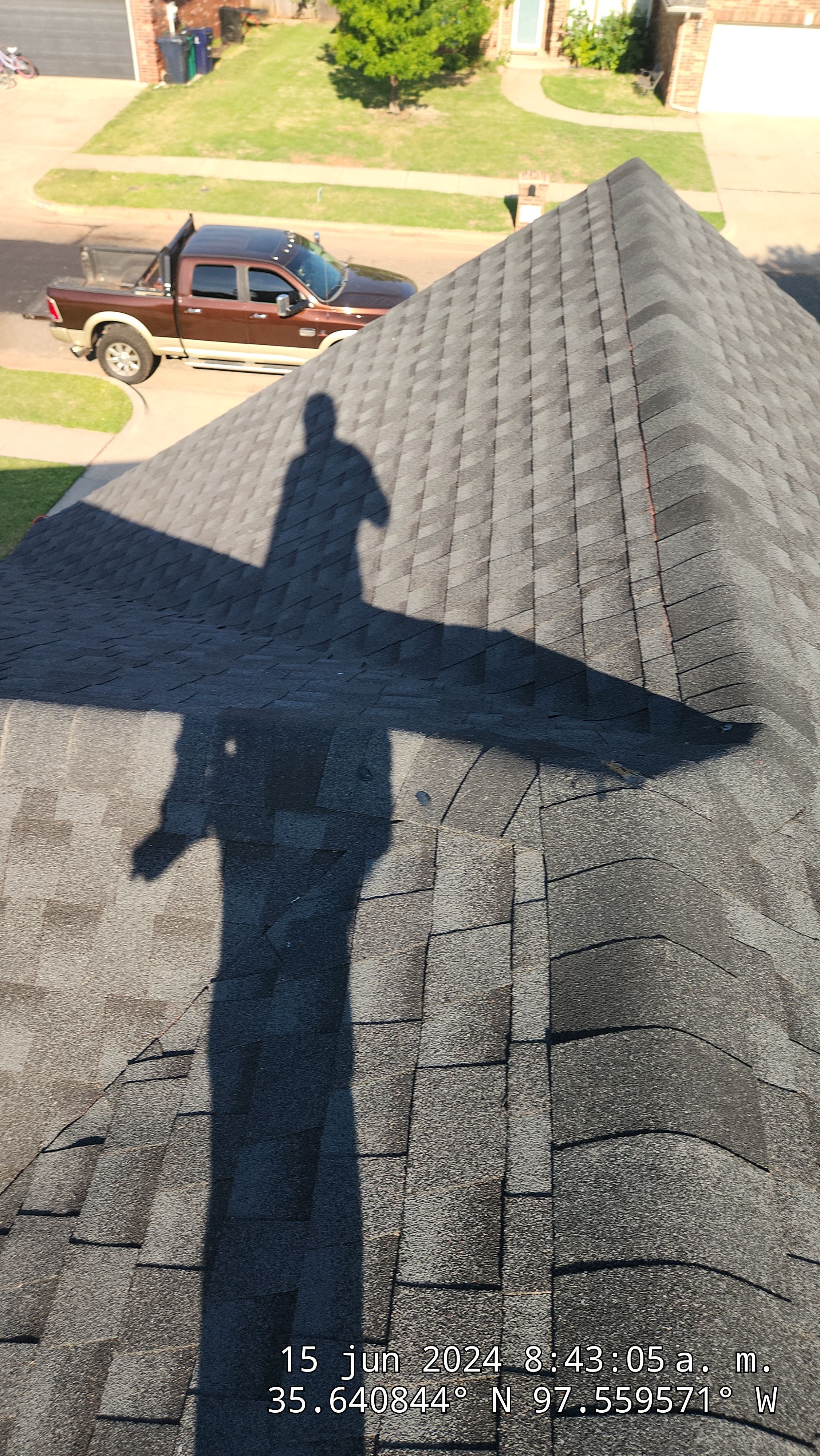 Reroof using GAF HDZ in Charcoal by Castillo Roofing