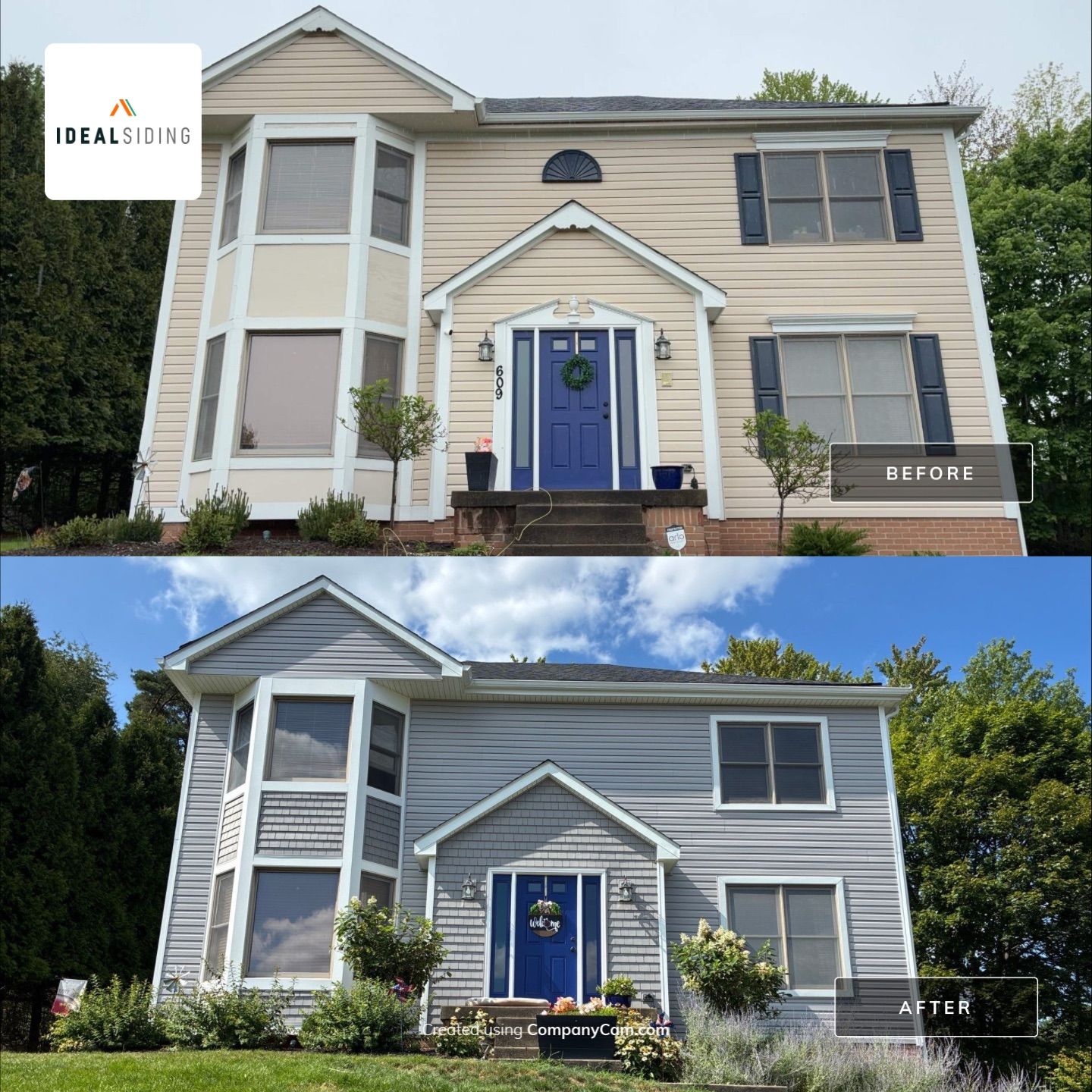 Full Residential Vinyl Siding Renovation With Mastic Cedar Discovery Shingle Shake and Ovation Lap Siding by Ideal Siding Pittsburgh