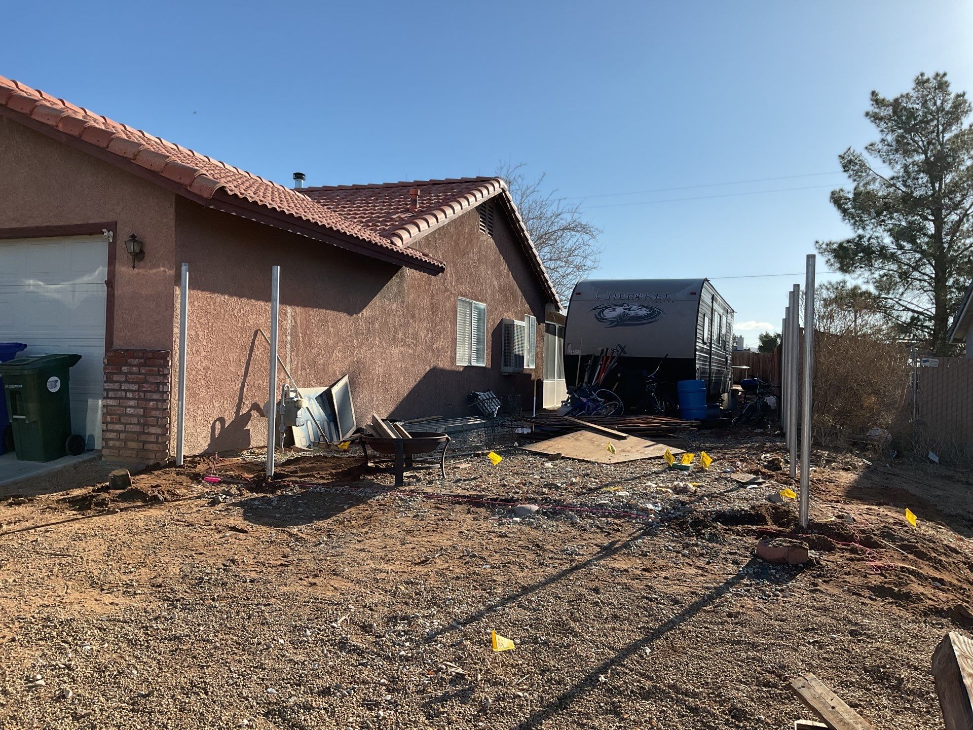 Fence Installation using Privacy chain link  by Fence Guys Inc. 