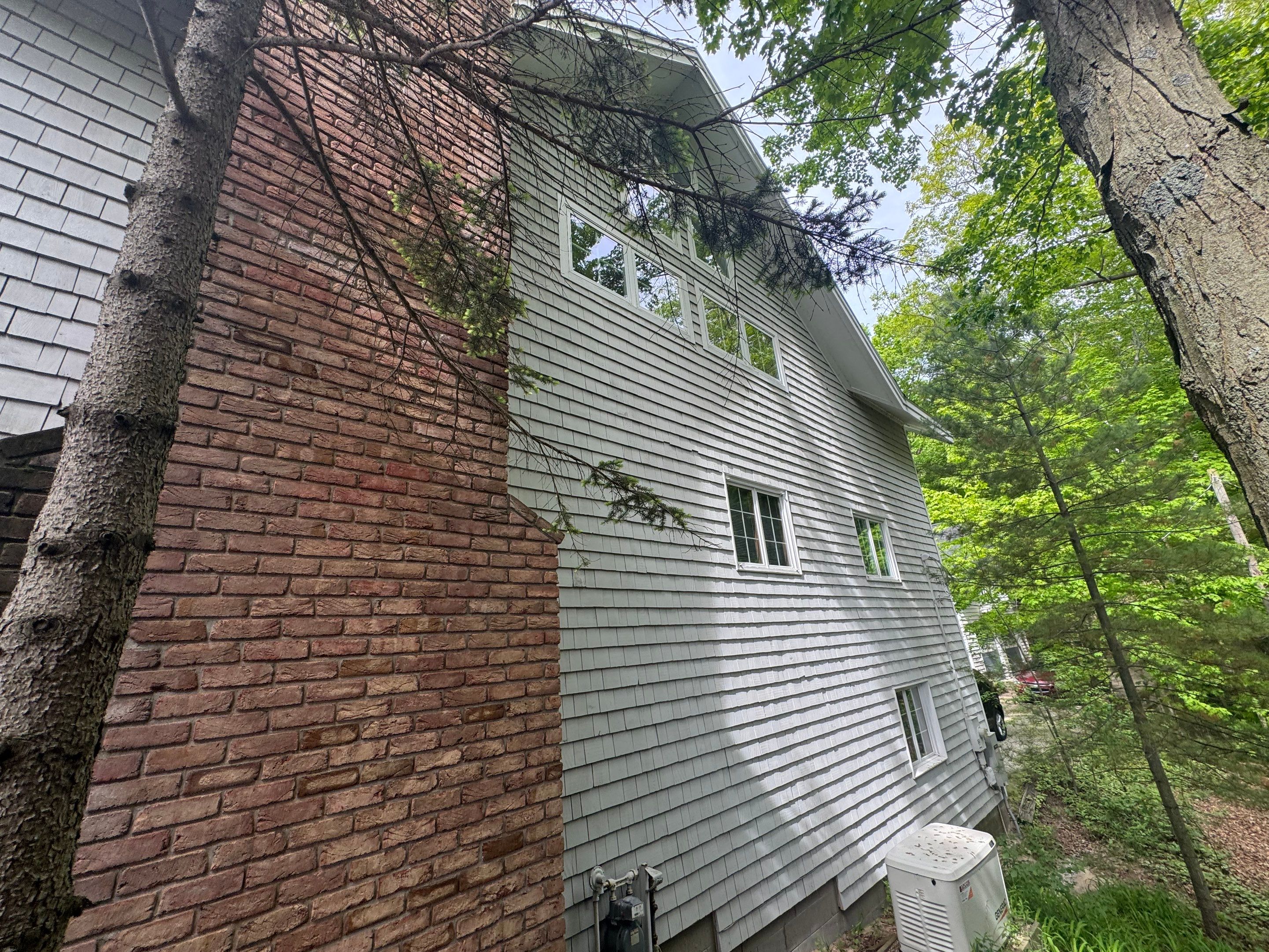 Lakefront Deck Pressure Washing, Exterior Wood Staining, and Painting in West Olive MI by Gordon Painting