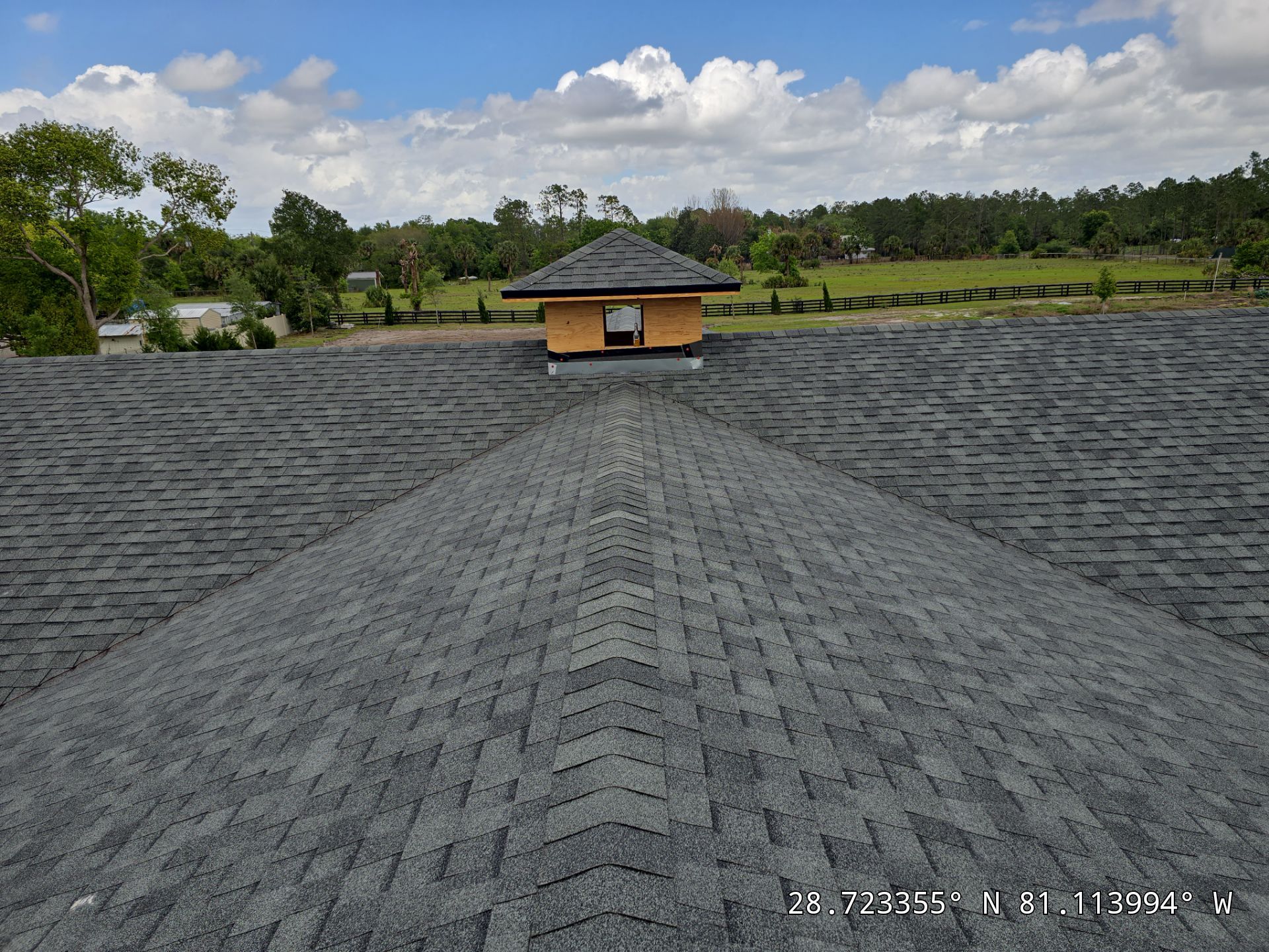 Custom Post-Frame Horse Barn and Shingle Roof Installation in Geneva by Fortified Roofing Solutions Corp.