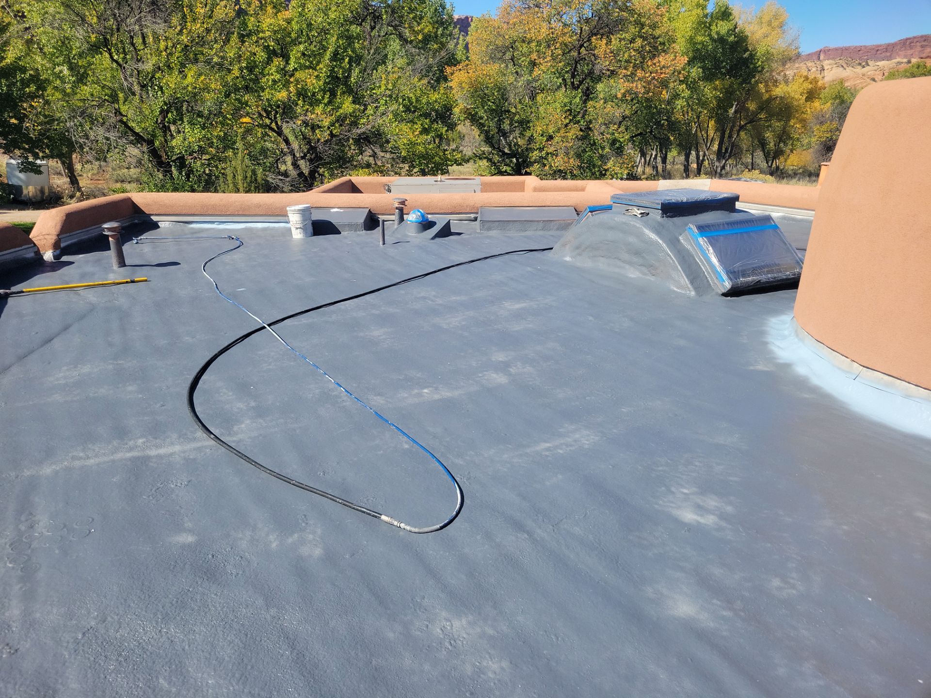 White Flat Roof Installation in Castle Valley, UT by Innovative Roofing Solutions