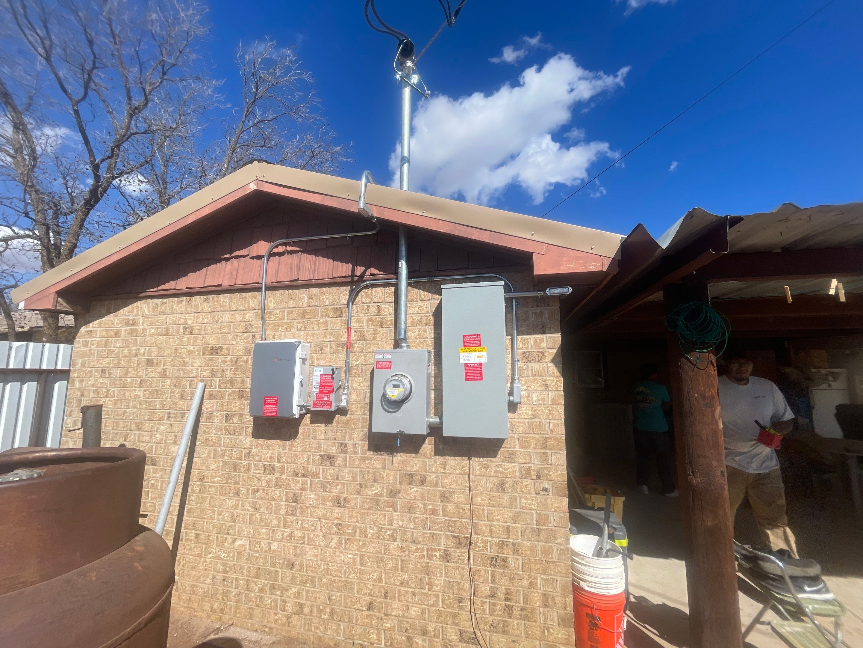 Project in Littlefield by Trojan Solar