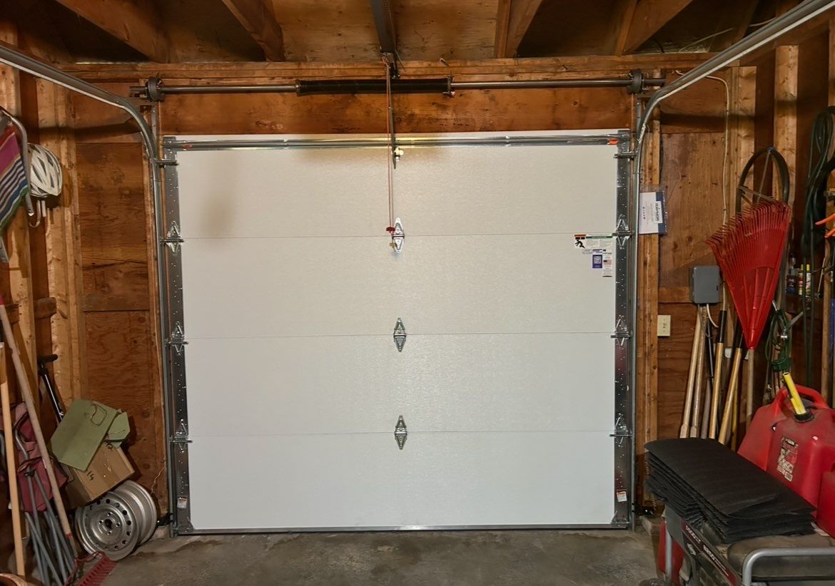Door Installation using Raynor Encore Garage Door by Keene Door