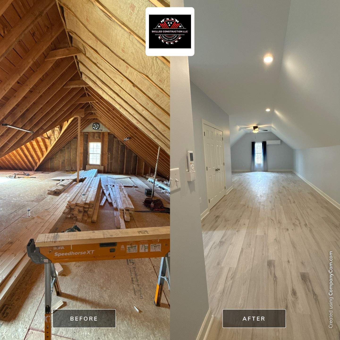Attic Conversion by Skilled Construction LLC