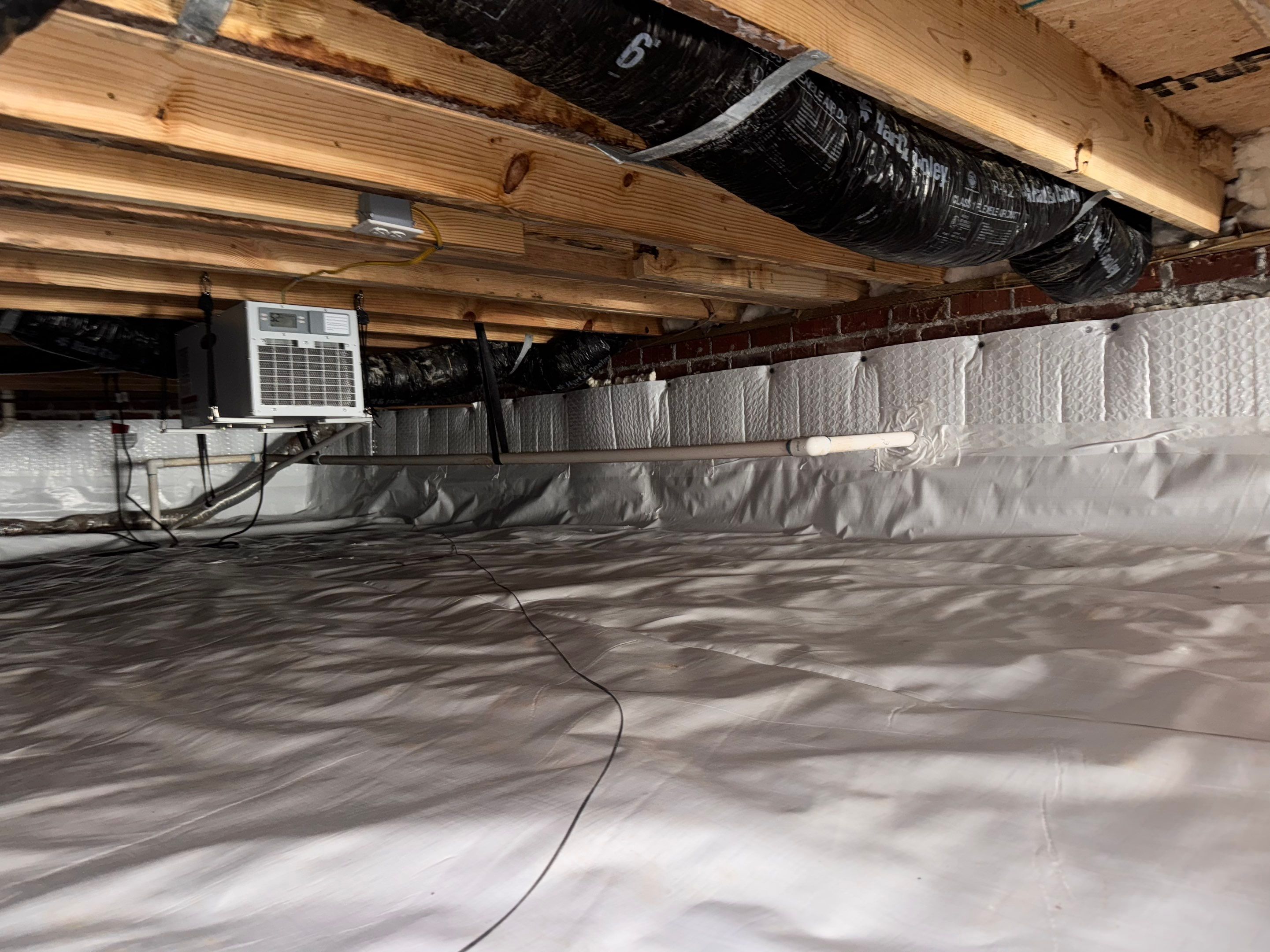 Structural Repairs inludiing sub-floor removal, new floor joists installed, girder replacmeent and dropped girder installed. by Impact Crawlspace