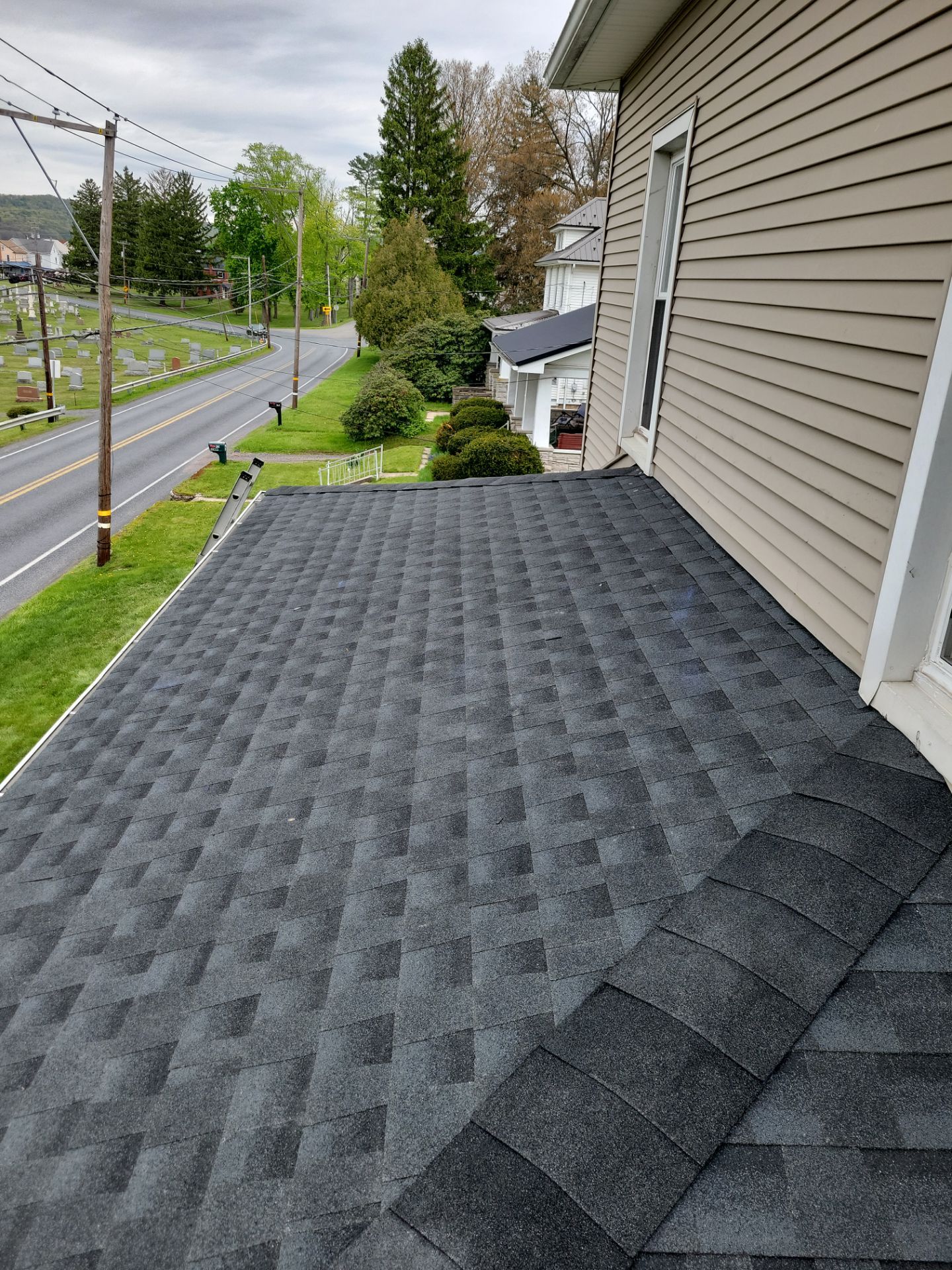Architectural Shingle Roof Replacement and Skylight Integration in Hegins by Esh Builders