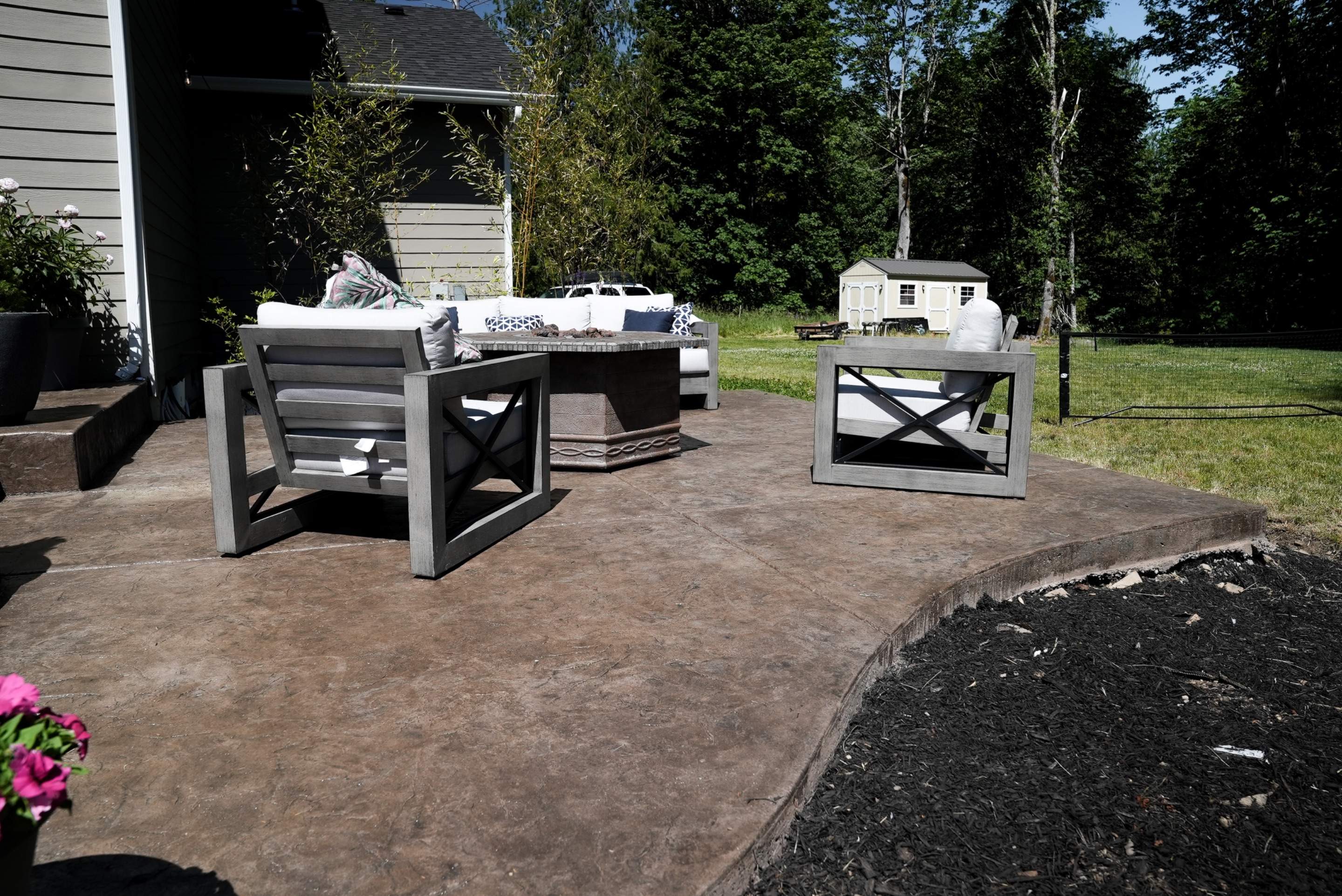 Mandy | Stamped Concrete Patio & Driveway by Jireh Asphalt & Concrete Inc 