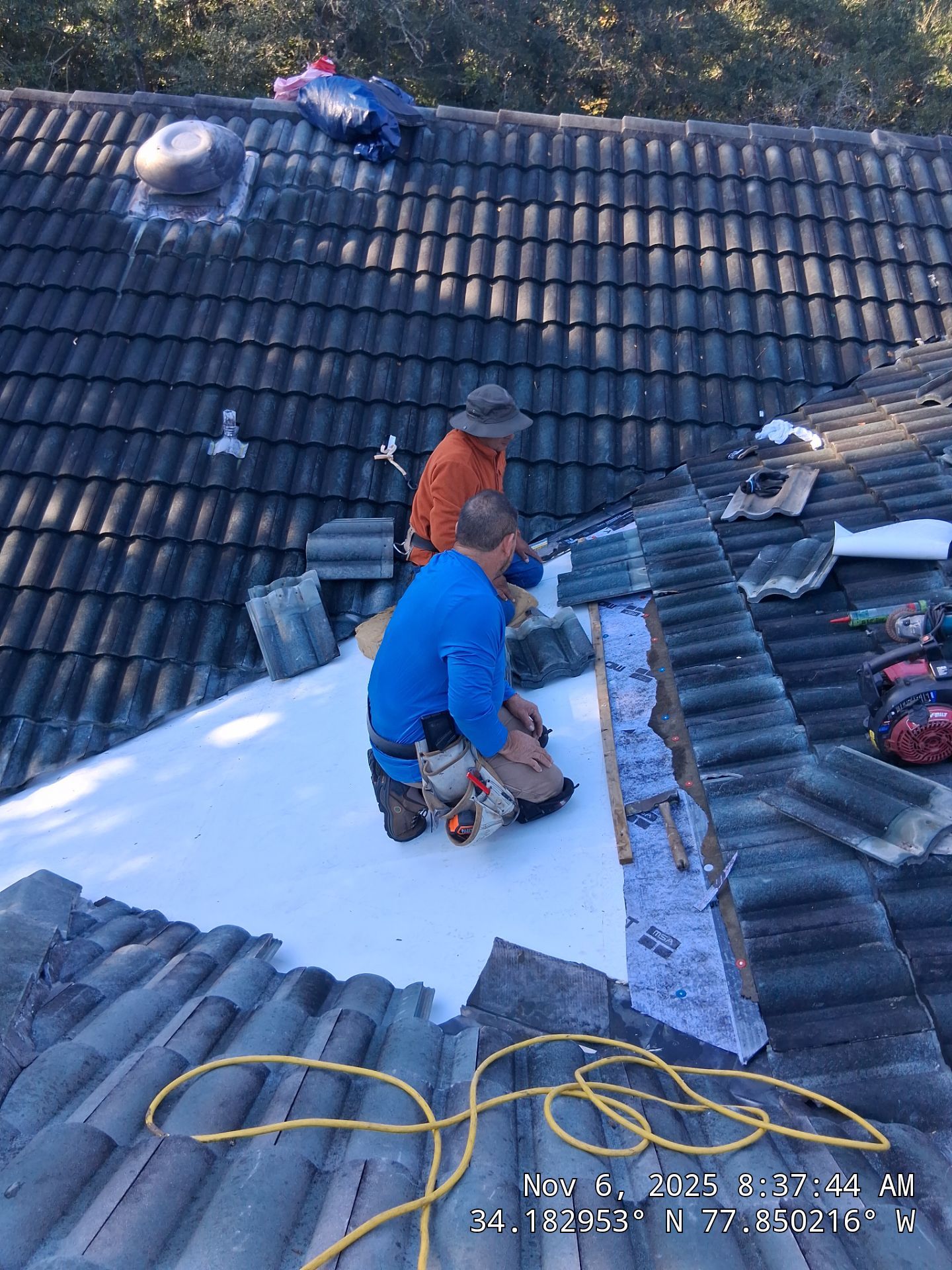 Tile Roof Repair by RGR Construction and Roofing, LLC