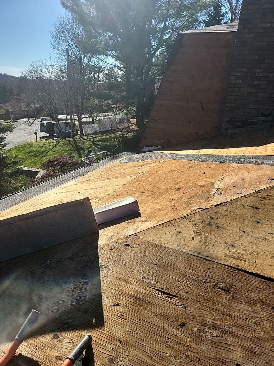 Residential Roofing Installation using Owens Corning TruDefinition Onyx Black by A Plus Exterior