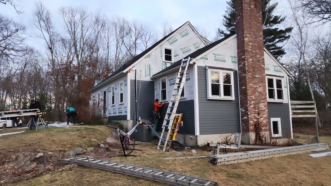 Siding installation in Natick, MA by UBrothers Construction