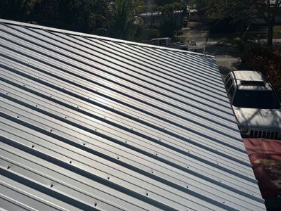Residential Roofing Installation using Durabull Classic Rib Panel