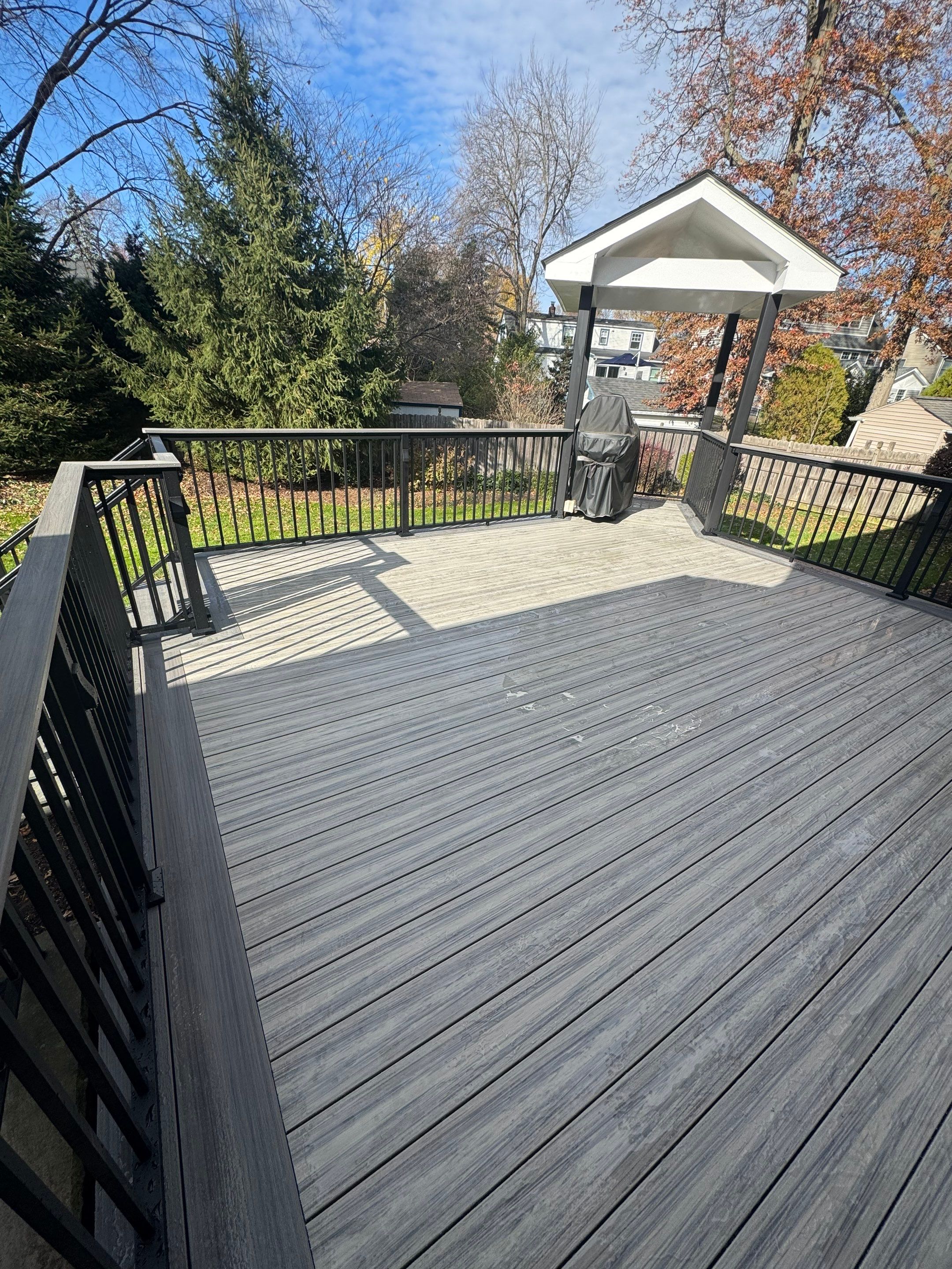 Deck Resurface and New A-Frame Roofing by deck guardian