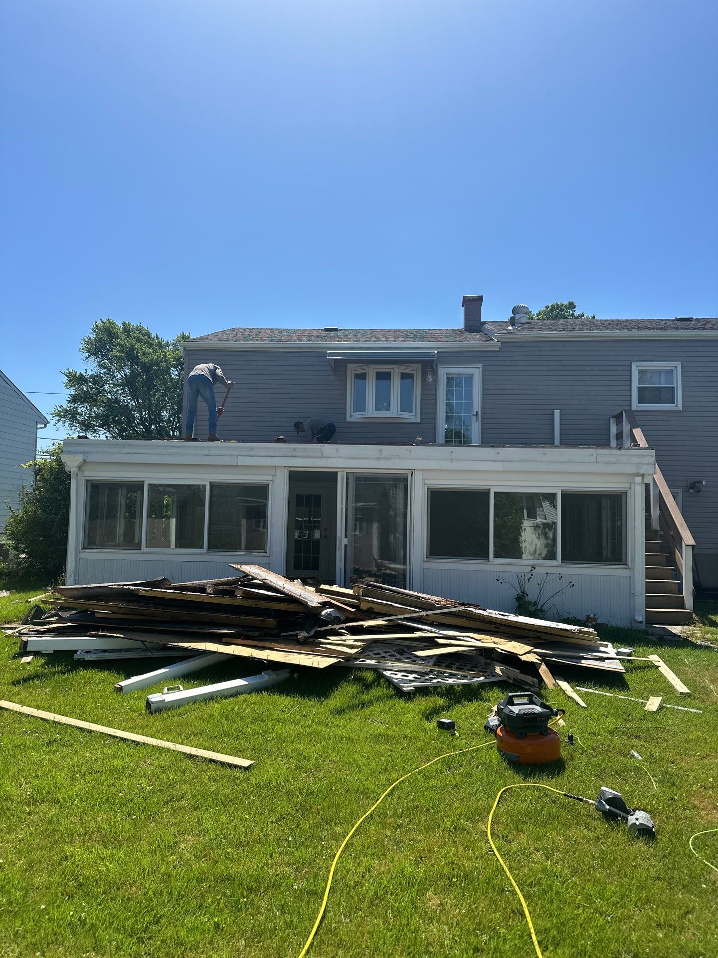 Deck Resurface with Waterproof System by deck guardian