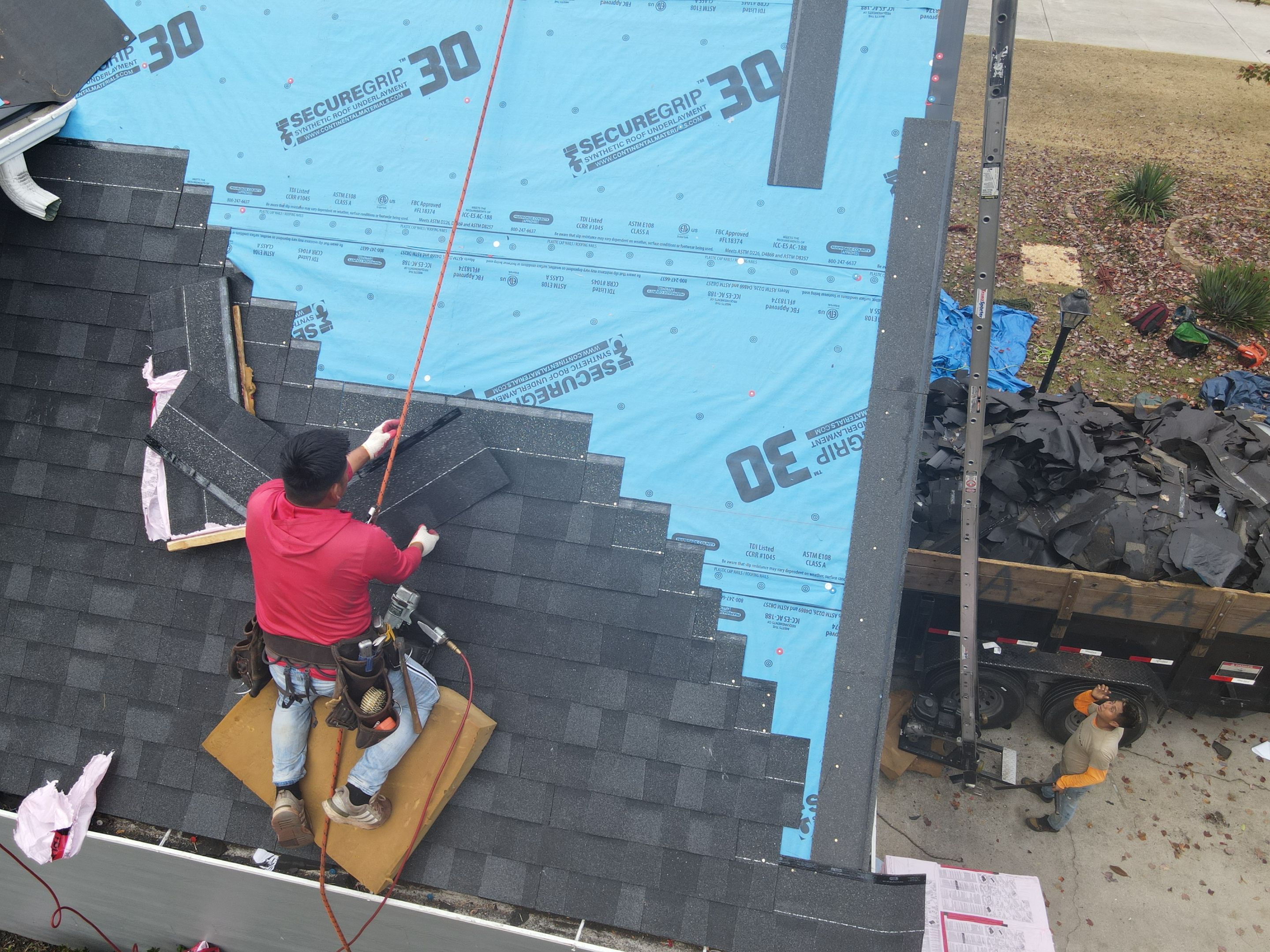 Residential Roofing Installation using Owens Corning by Inspector Roofing and Restoration