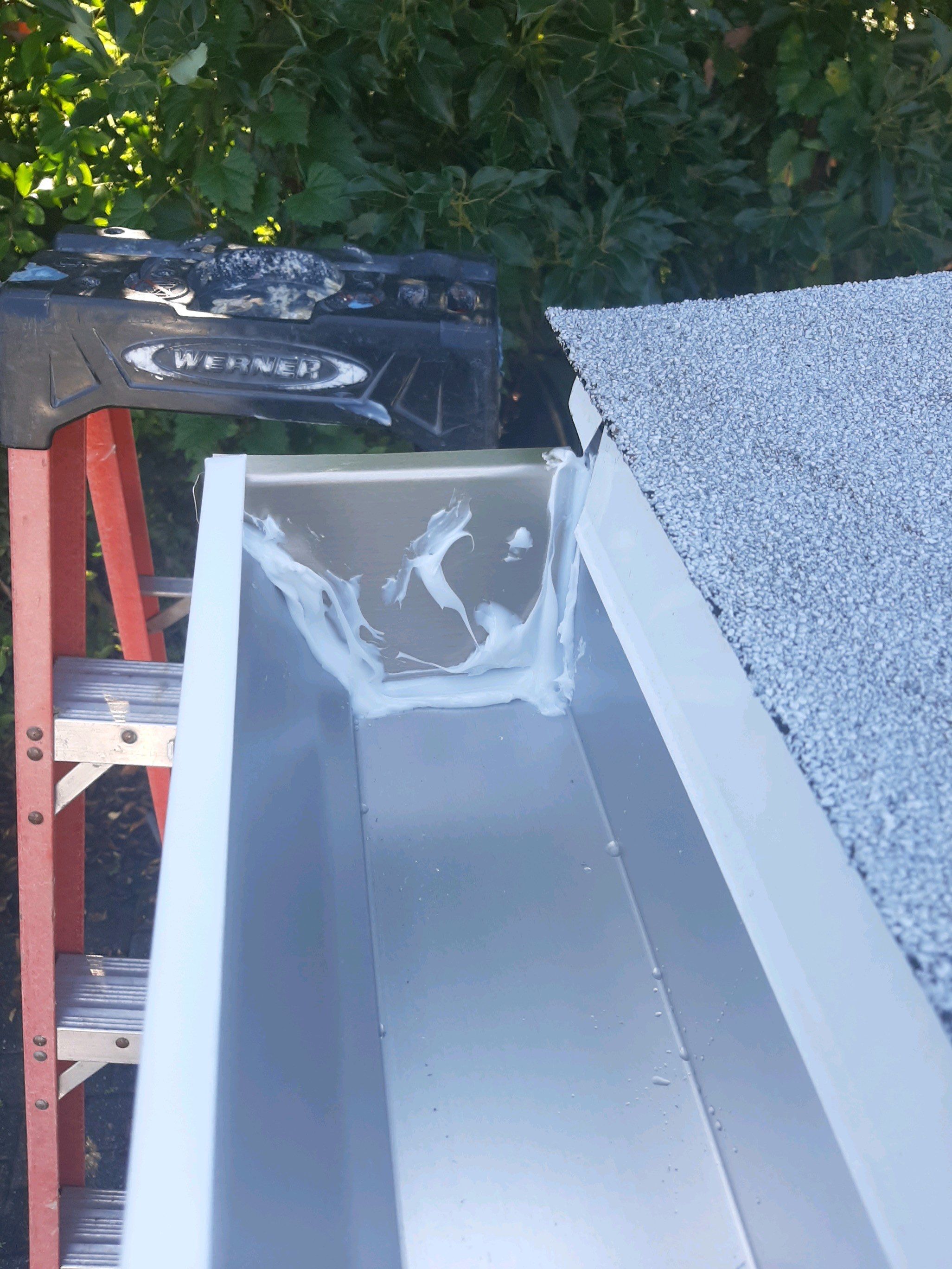 Gutter Installation using K-Style Seamless Gutters by Gutter Professors