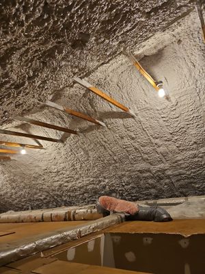 Attic Retrofit using open cell spray foam