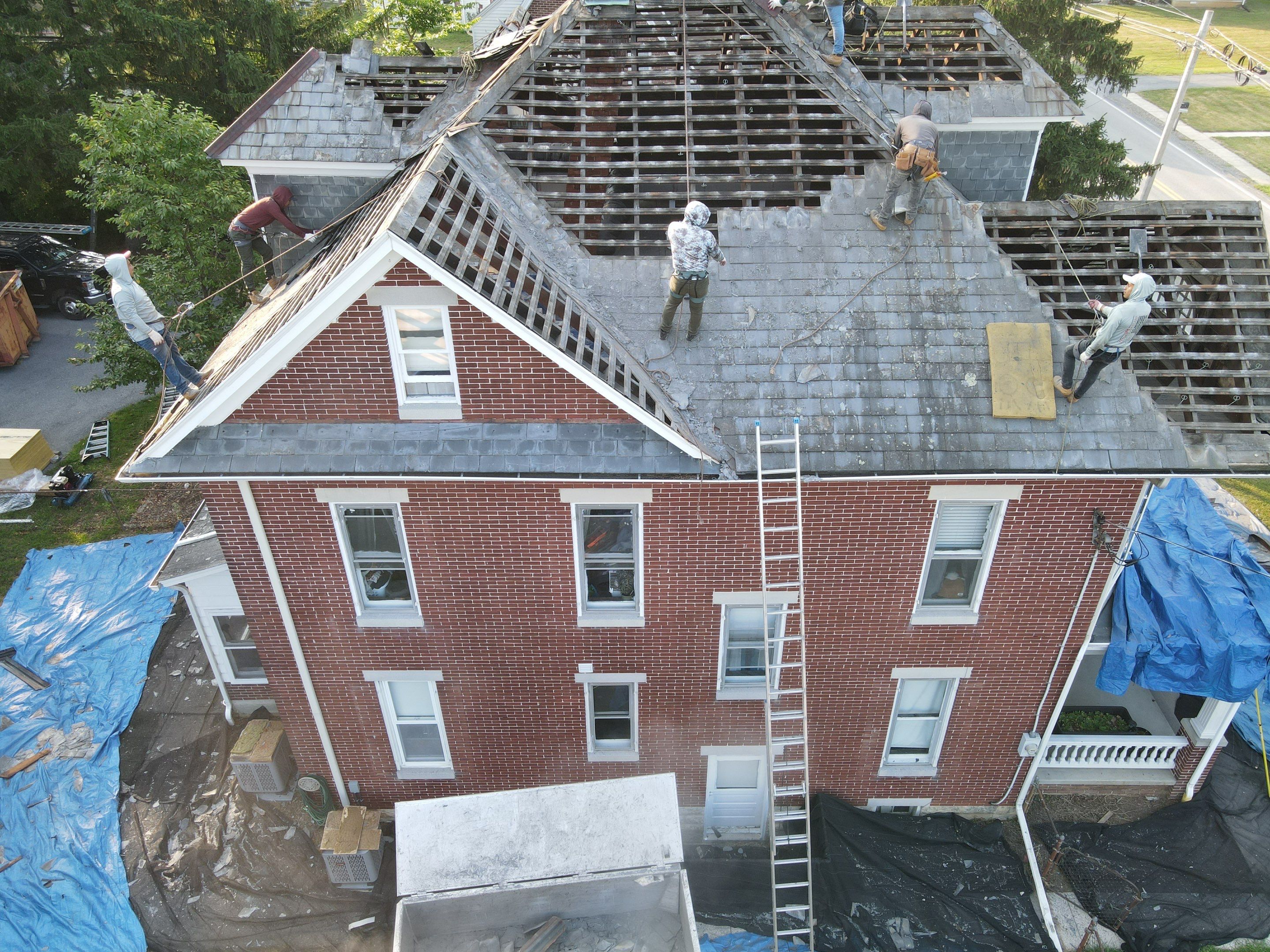Slate Roof Removal  by Teflon Roofing