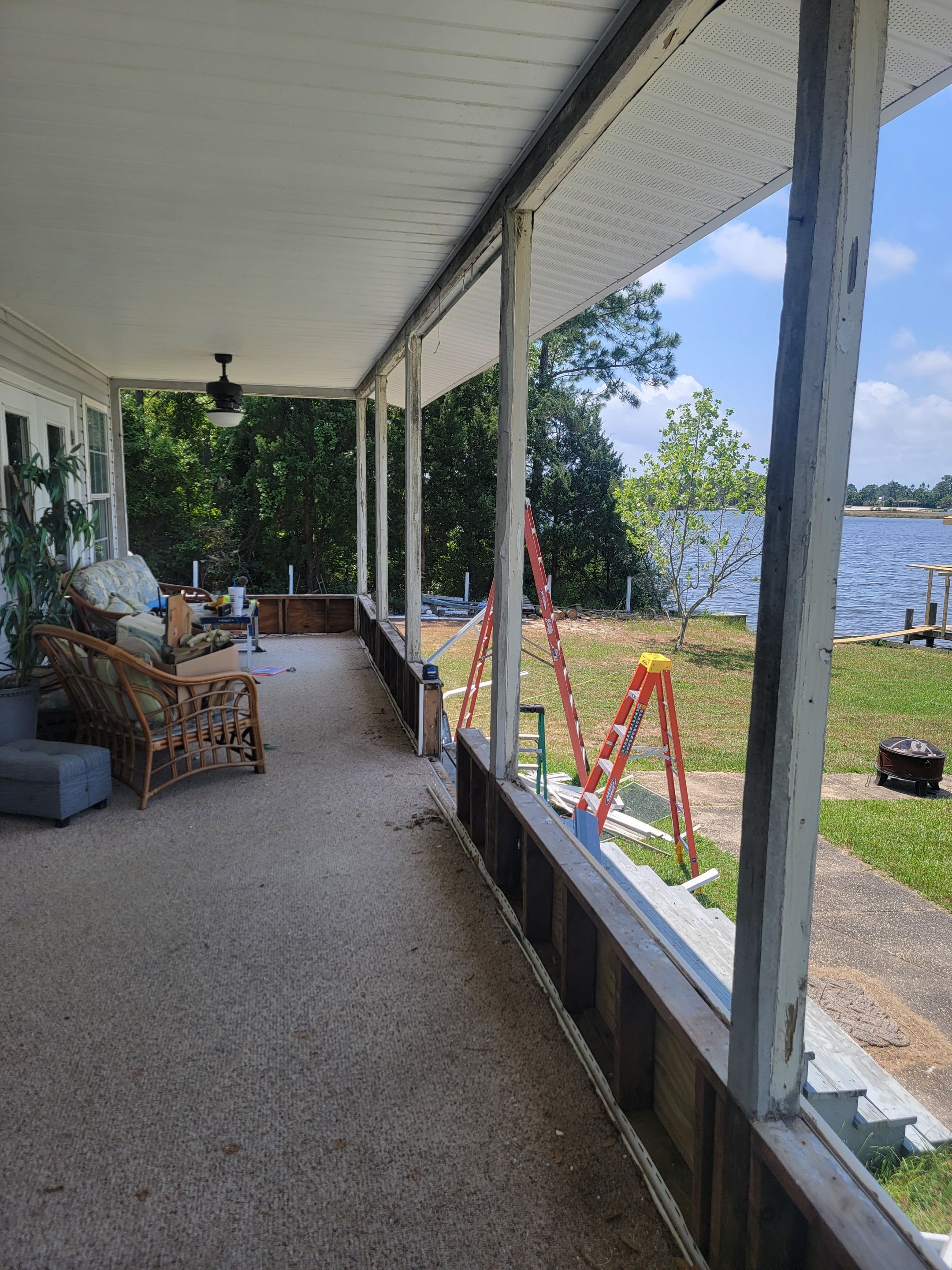 Glass Under w/Stairs in Milton by Titan Sunrooms