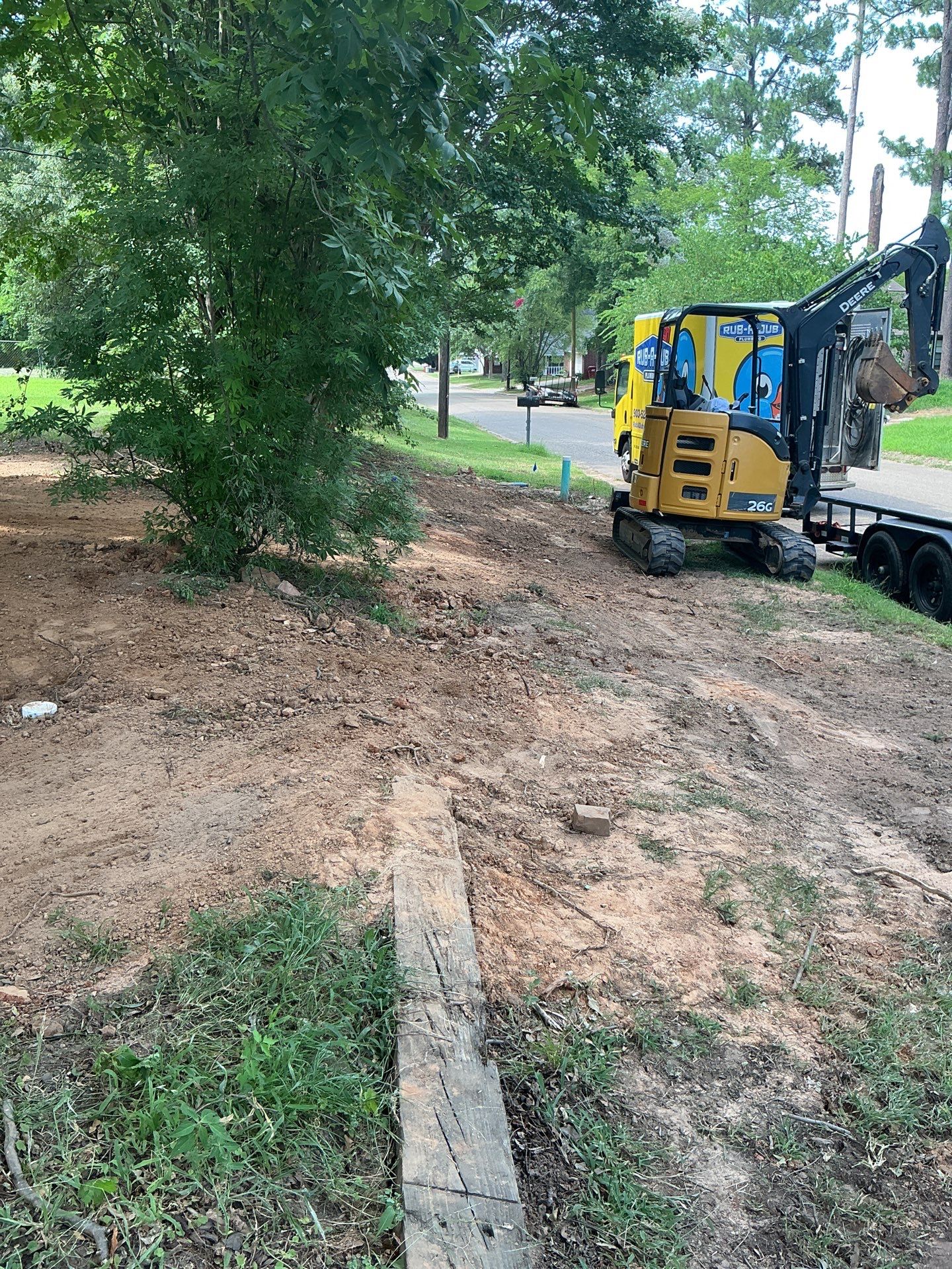 Drain Repipe Project in Mt Vernon by Rub-A-Dub Plumbing