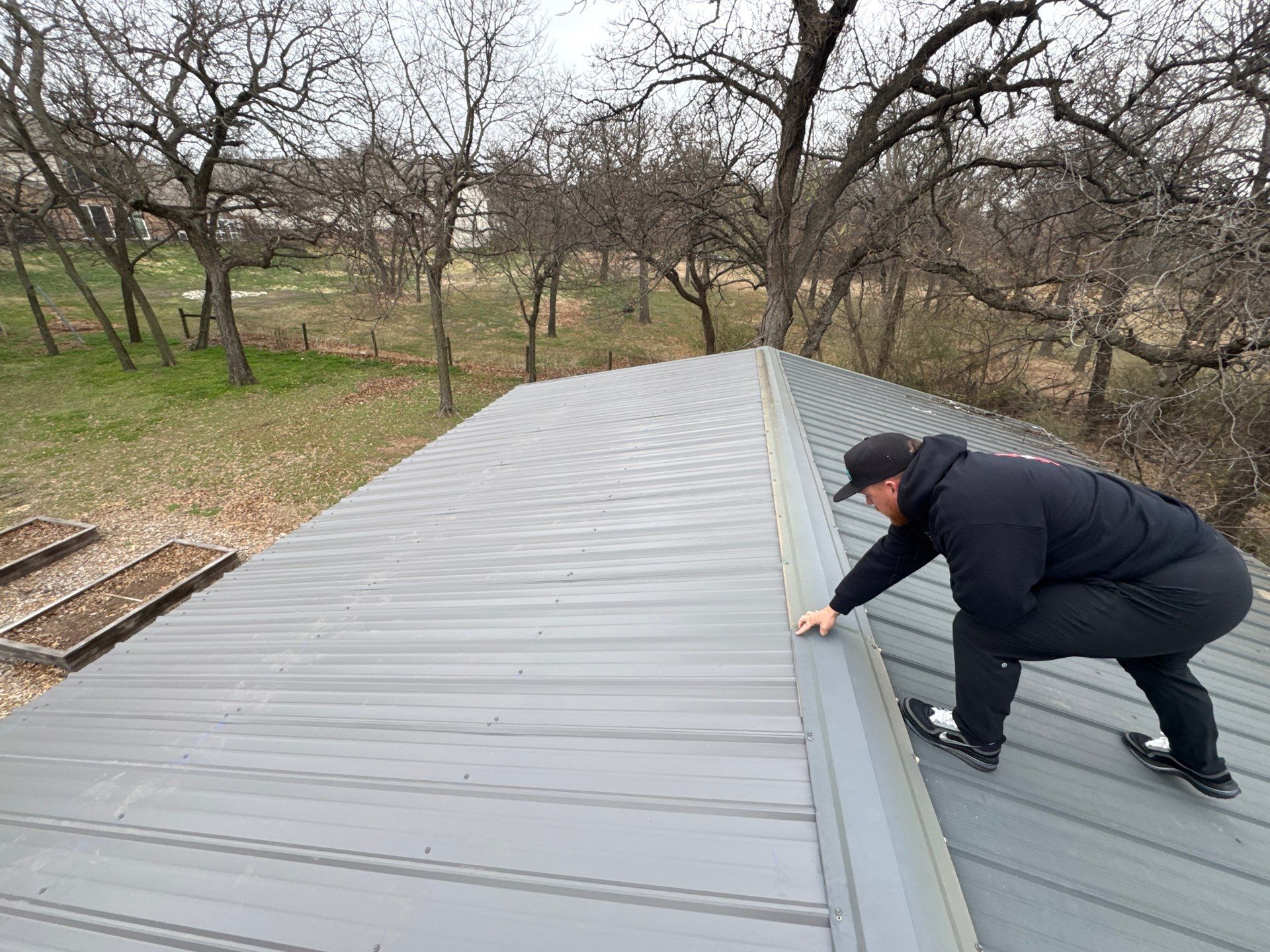 Metal Roof Replacement & Solar Reset in Edmond, OK by 5Coat Roofing & Construction