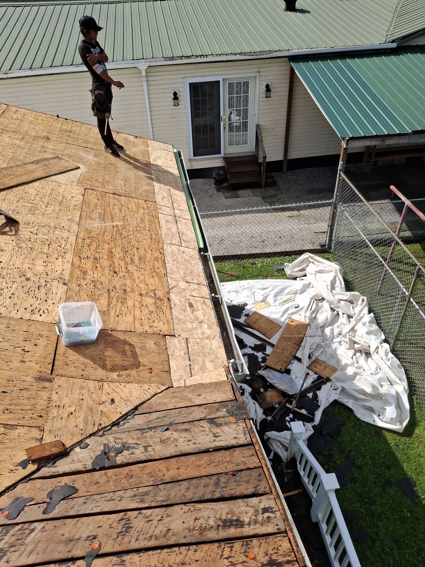 Residential Roofing Installation using GAF Timberline HDZ Pewter Gray by Rainstoppers Roofing