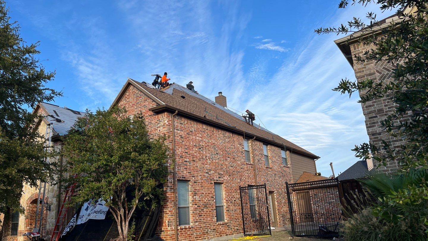 Storm Roof Damage Replacement in Frisco by First United Roofing & Construction
