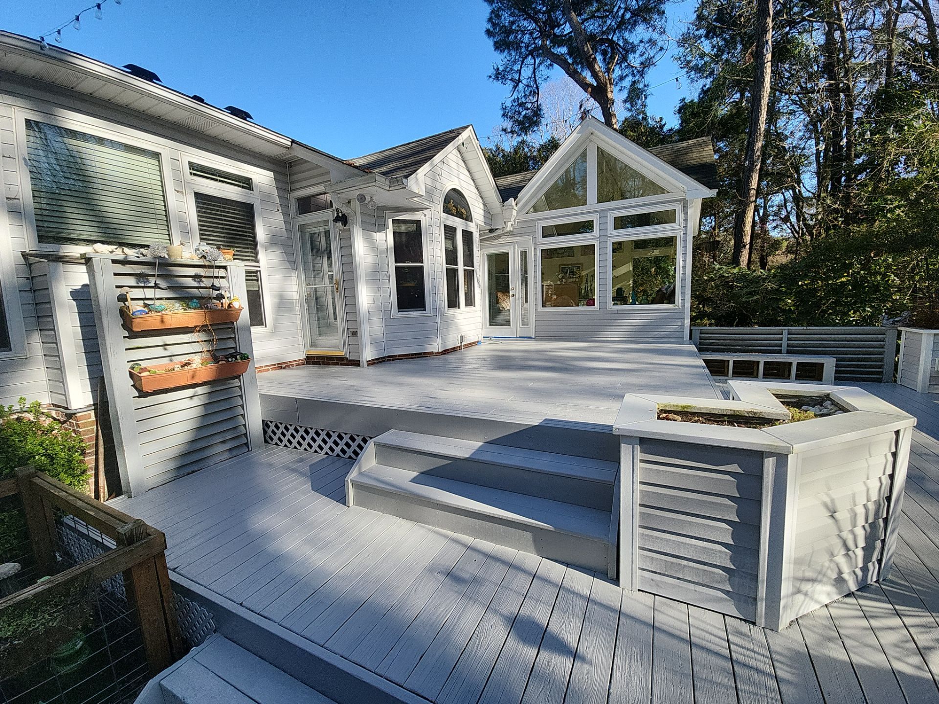Deck using AcryFin by DuraSeal