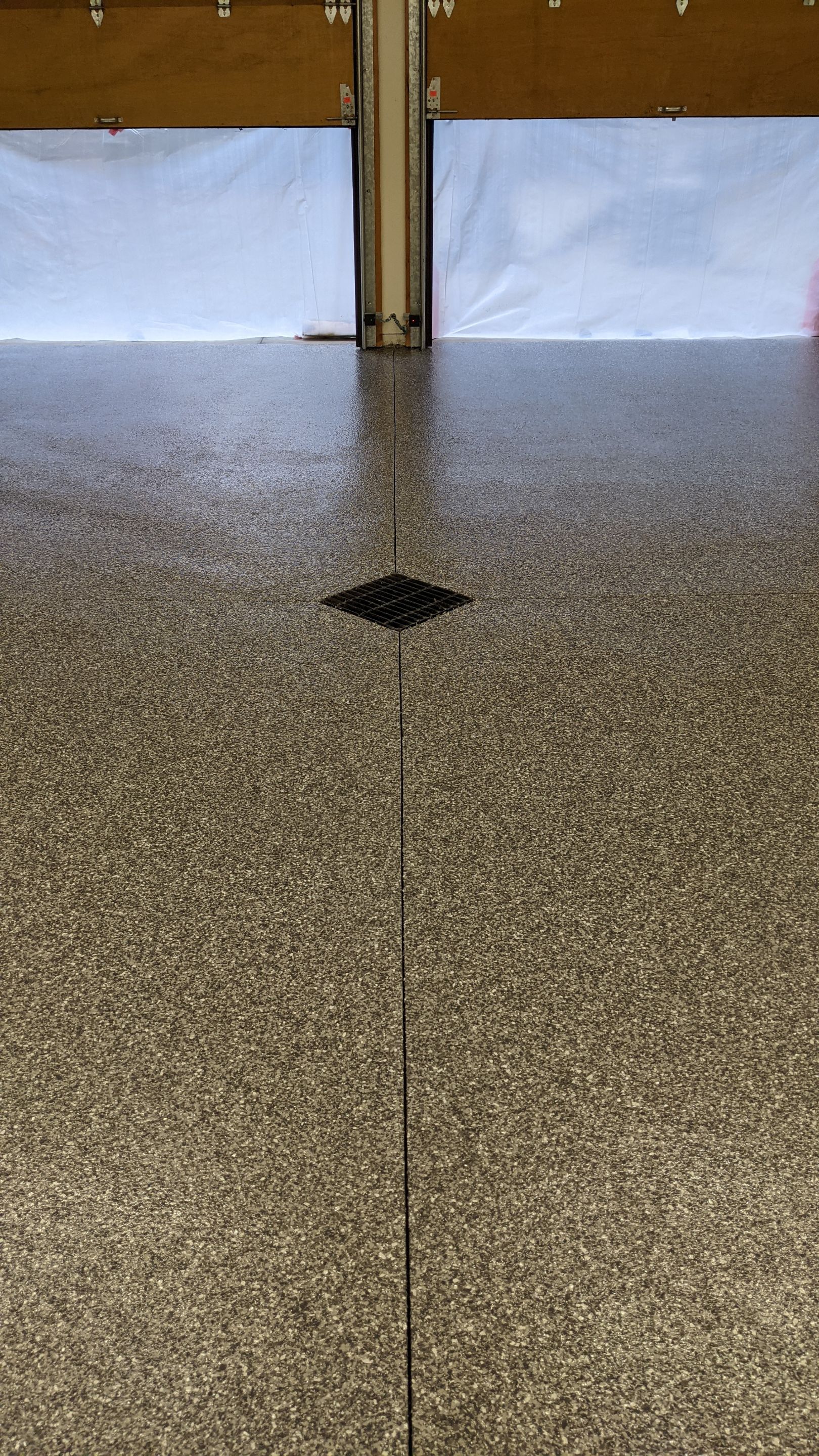 Garage Transformation using Silver Creek by Croc Coatings, LLC
