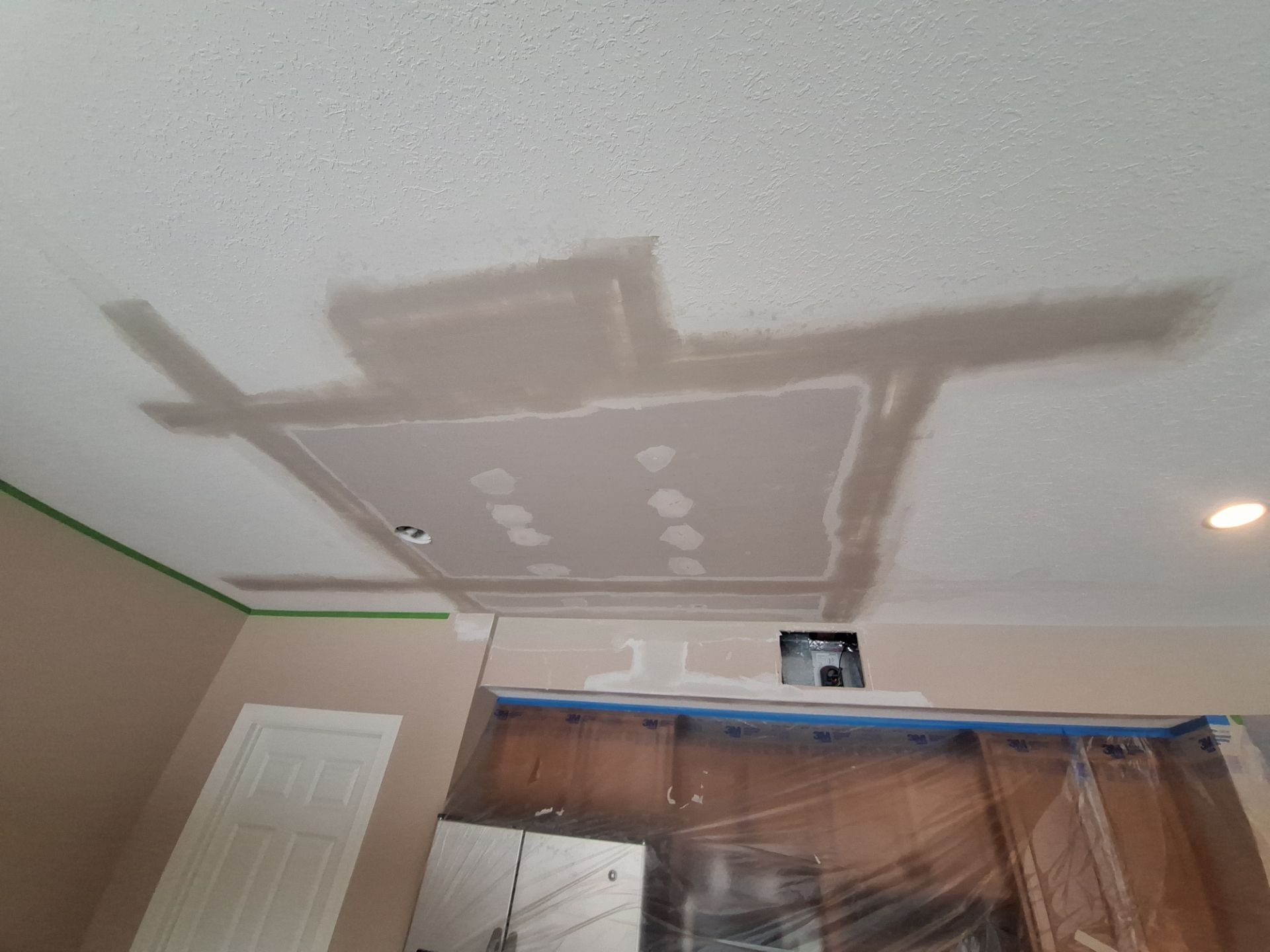 Basement Ceiling & Wall Repair + Interior Painting in Grand Haven, Michigan by Gordon Painting