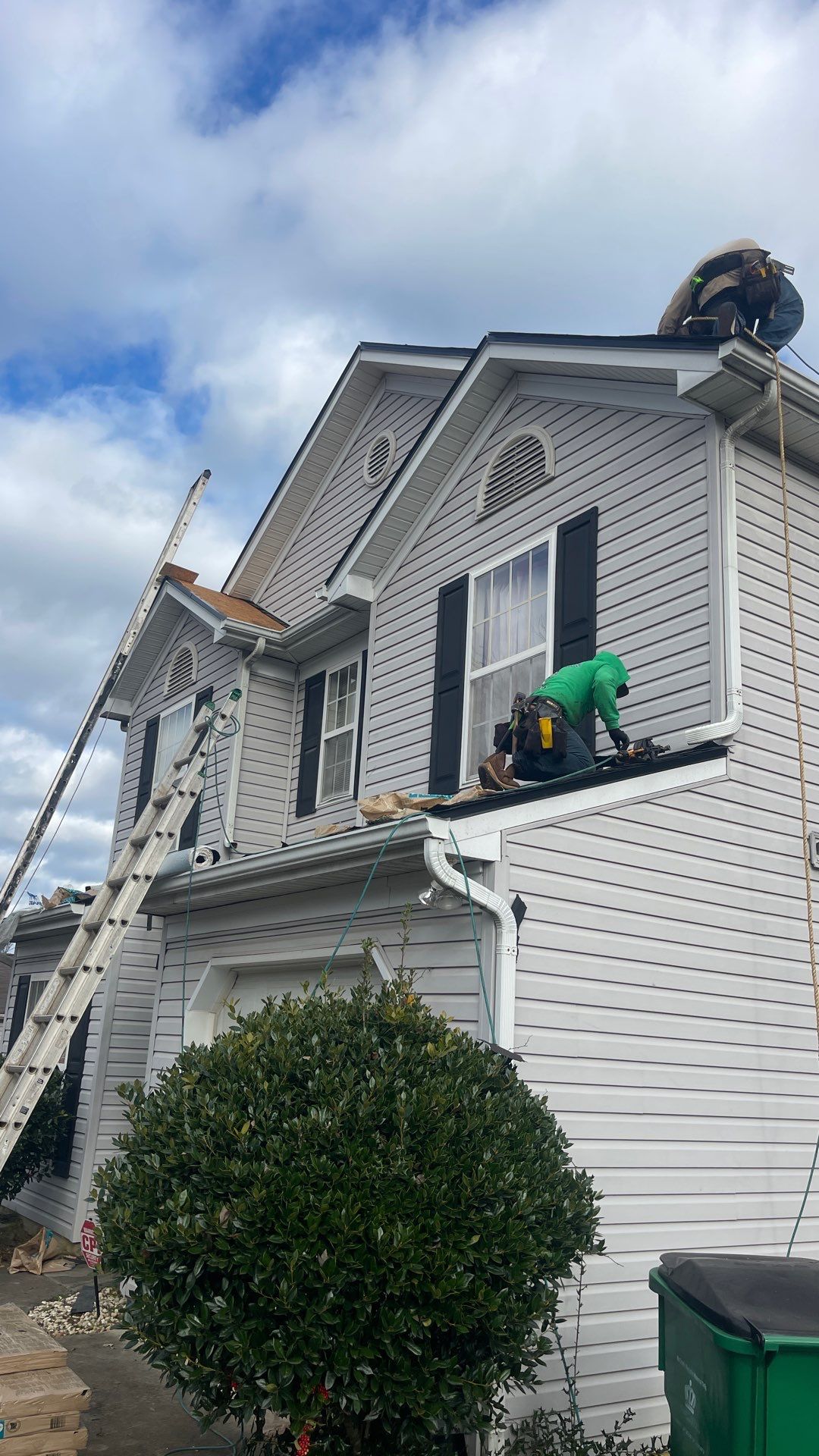 Roof replacement and interior repair by hail damage by Just Brilliant Restoration JBR