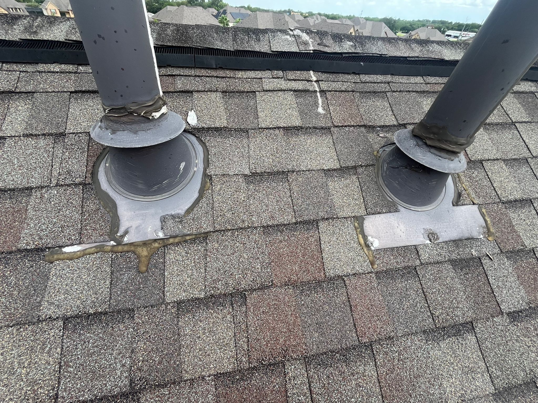 Hail Damage using Owen's Corning Duration (Lifetime) Shingles by Roof Repair Company