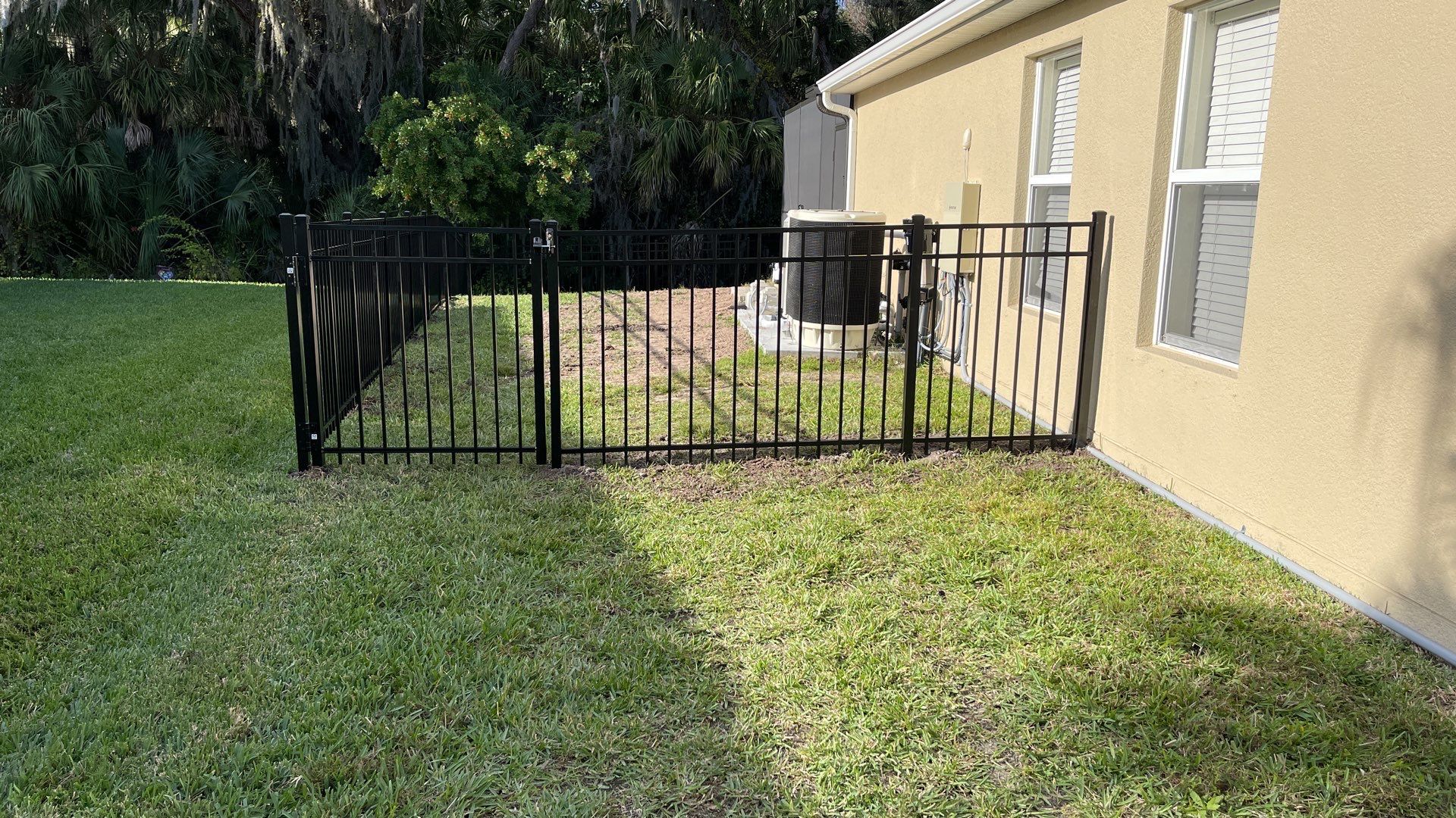Parrish, FL  4 ft. Tall 3-Rail Black Aluminum Install  by Asap fence and gates, LLC
