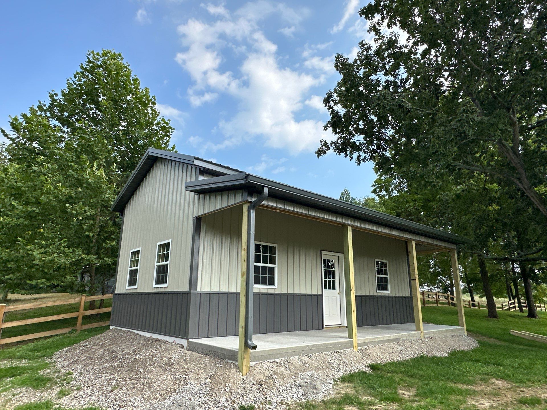 Project in Arlington, IN by The Barn Builders 