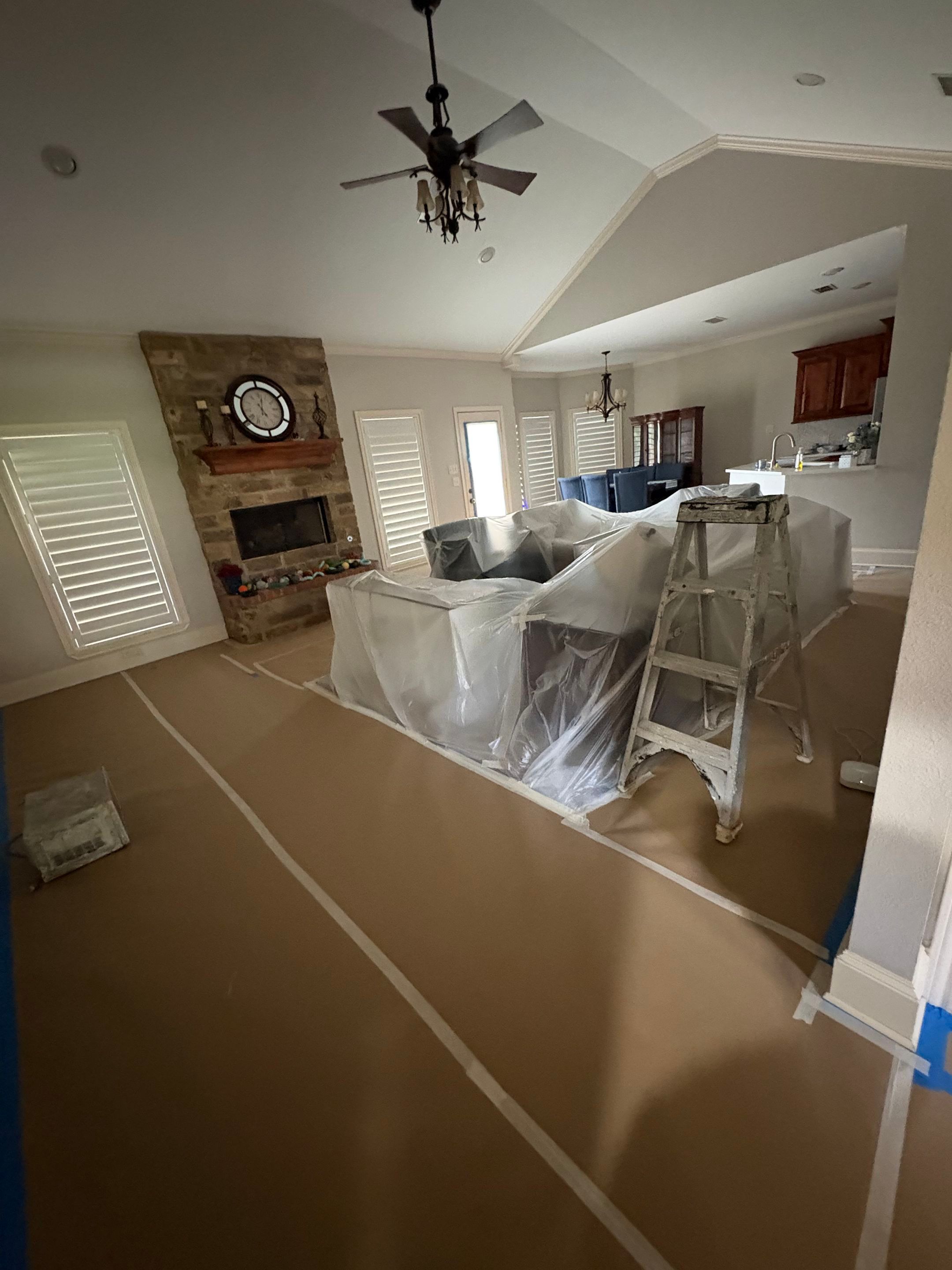High-End Interior Transformation in Tyler, Texas by Quality Coats Painting