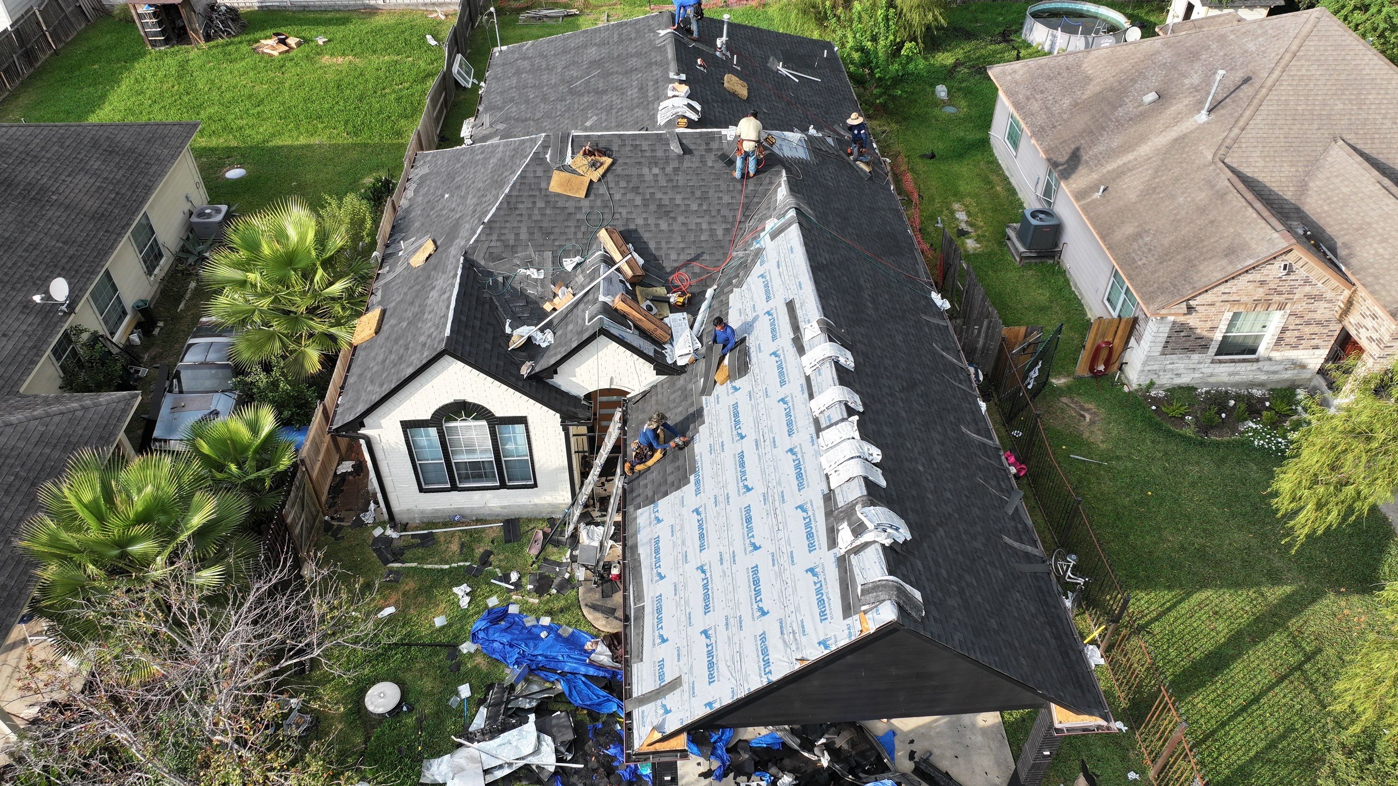 Roof, Fence, Gutters, & Exterior Paint Restoration Covered By Insurance! by Majesty Construction