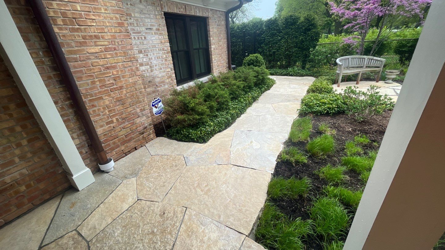Evanston, IL stone patio cleaning by Northern Power Washing LLC.