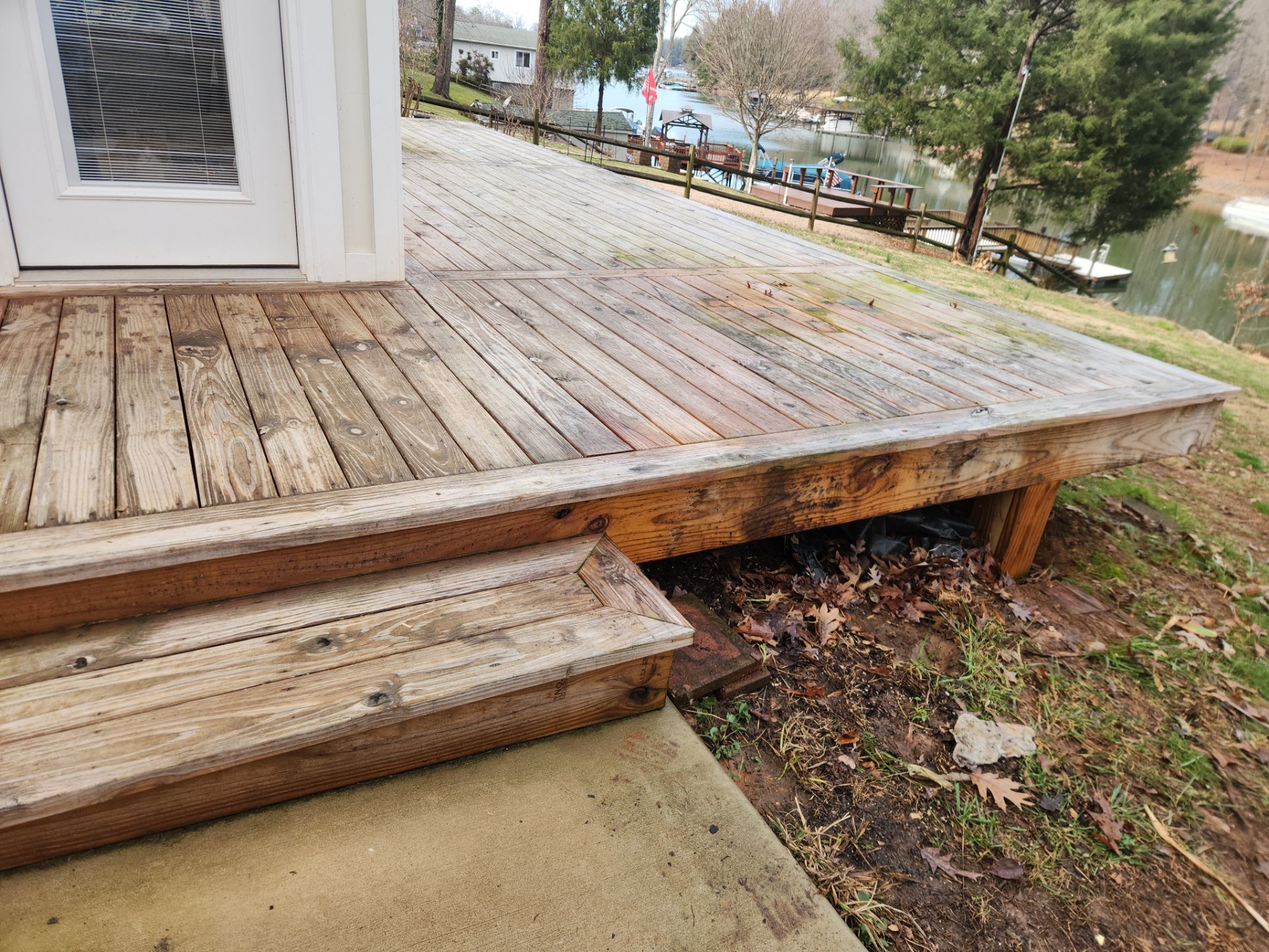 Weathered Deck using Wood Sealant by DuraSeal