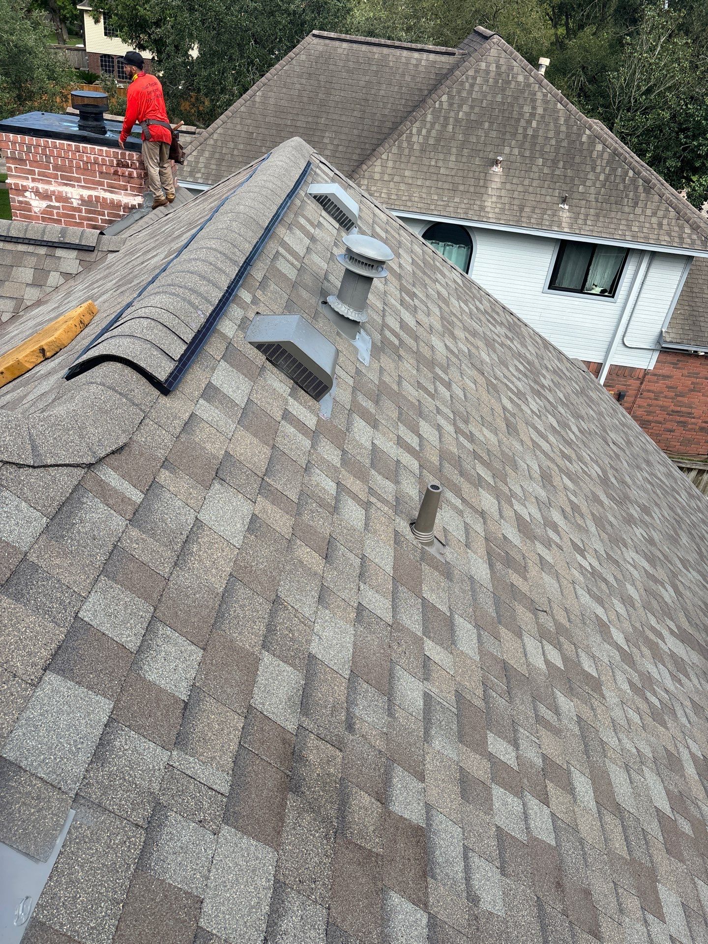 Residential Roofing Installation using Owen's Corning Duration (Lifetime) Shingles by Roof Repair Company